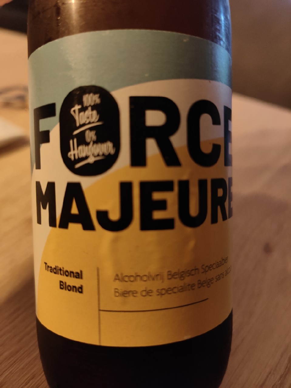 Traditional Blond, Force Majeure