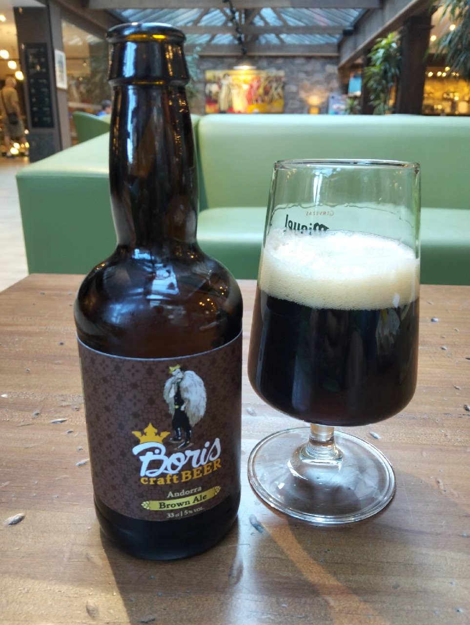 Boris Craft Beer Andorra Brown ale, Boris Craft Beer