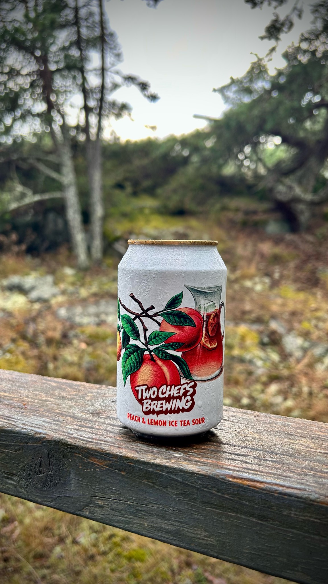 Peach & lemon ice Tea sour, Netherlands