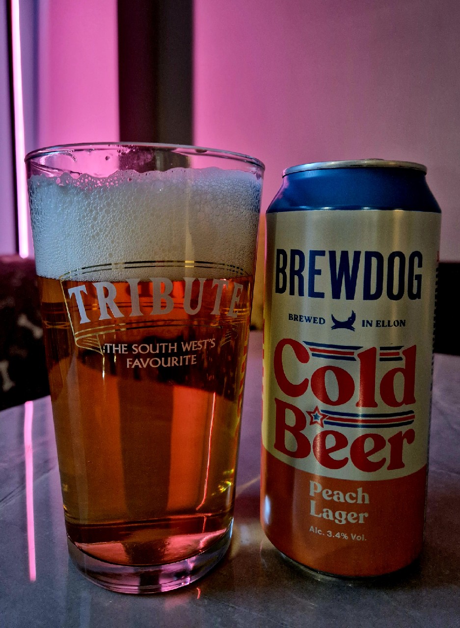 Cold Beer Peach Lager, Scotland