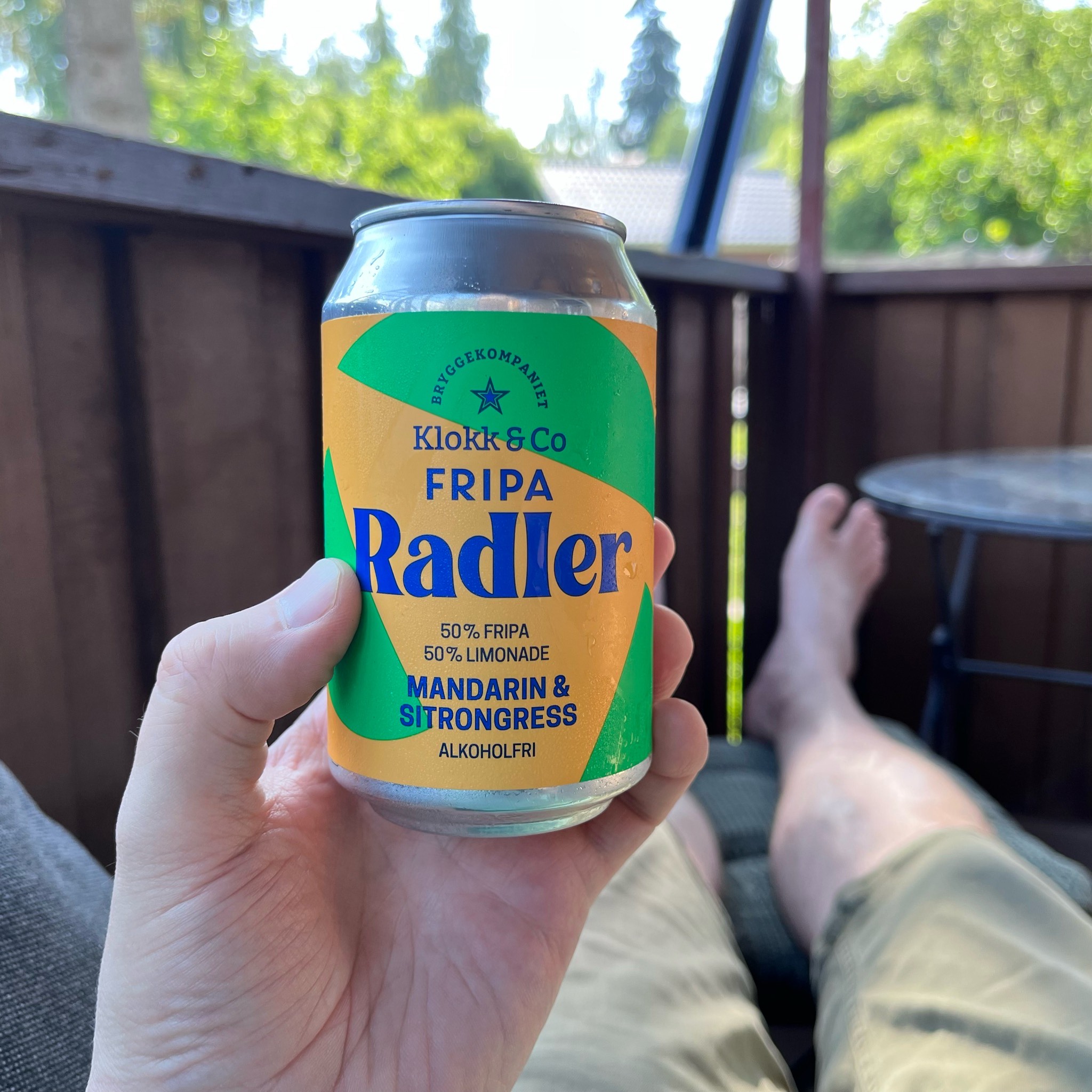 Fripa radler mandarin & sitrongress, Norway