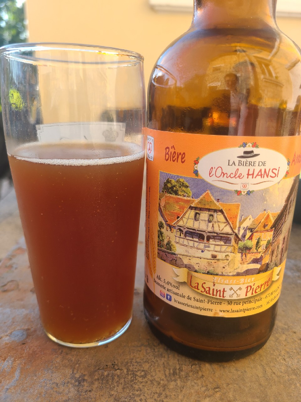 La Saint-Pierre Ambrée De l'Oncle Hansi, Brasserie La Saint-Pierre