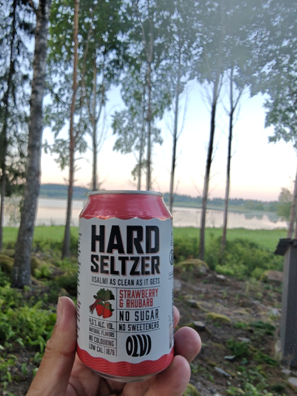 Hard Seltzer Strawberry & Rhubarb, Finland