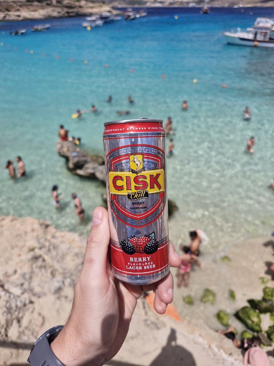 Cisk Chill Berry Flavoured Lager Beer, Malta