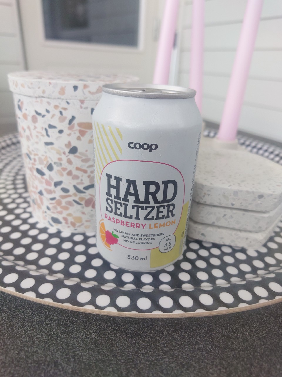Hard Seltzer Raspberry Lemon, Finland