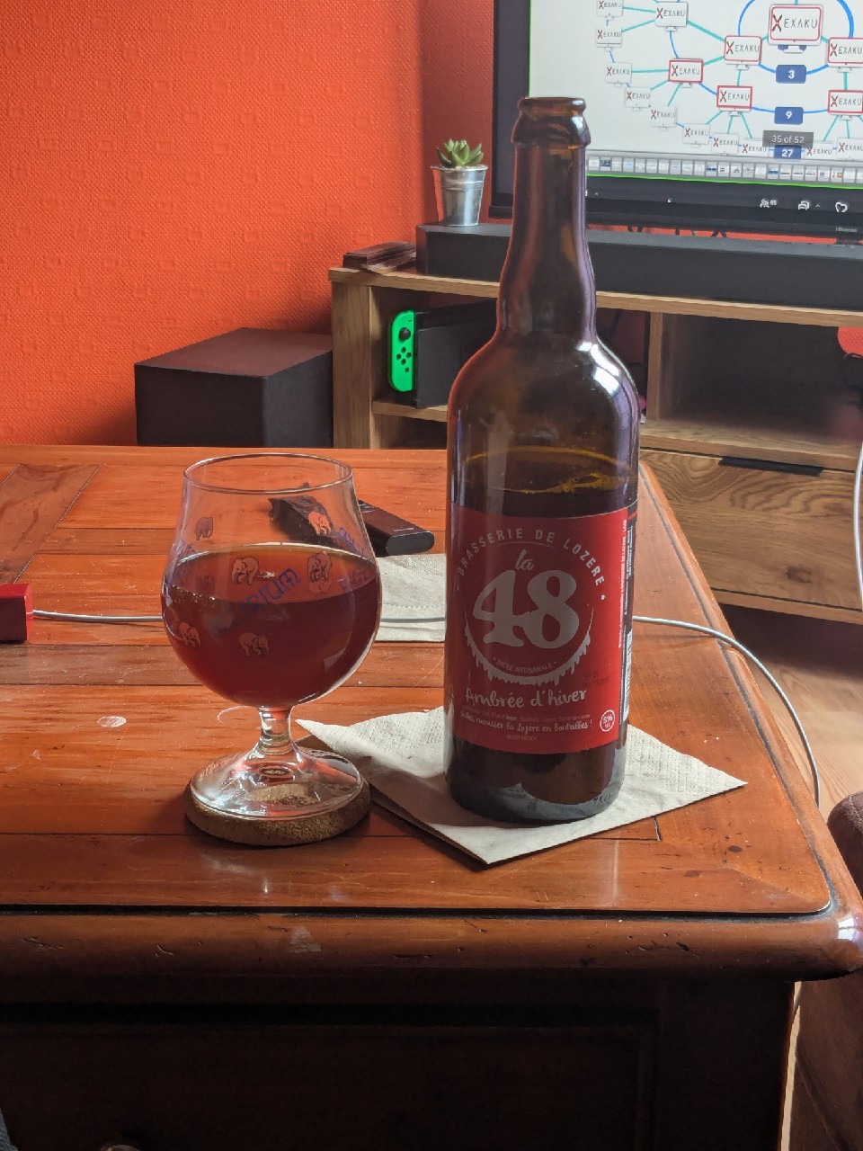 La 48 Ambrée d'Hiver, Brasserie De Lozère (La 48)