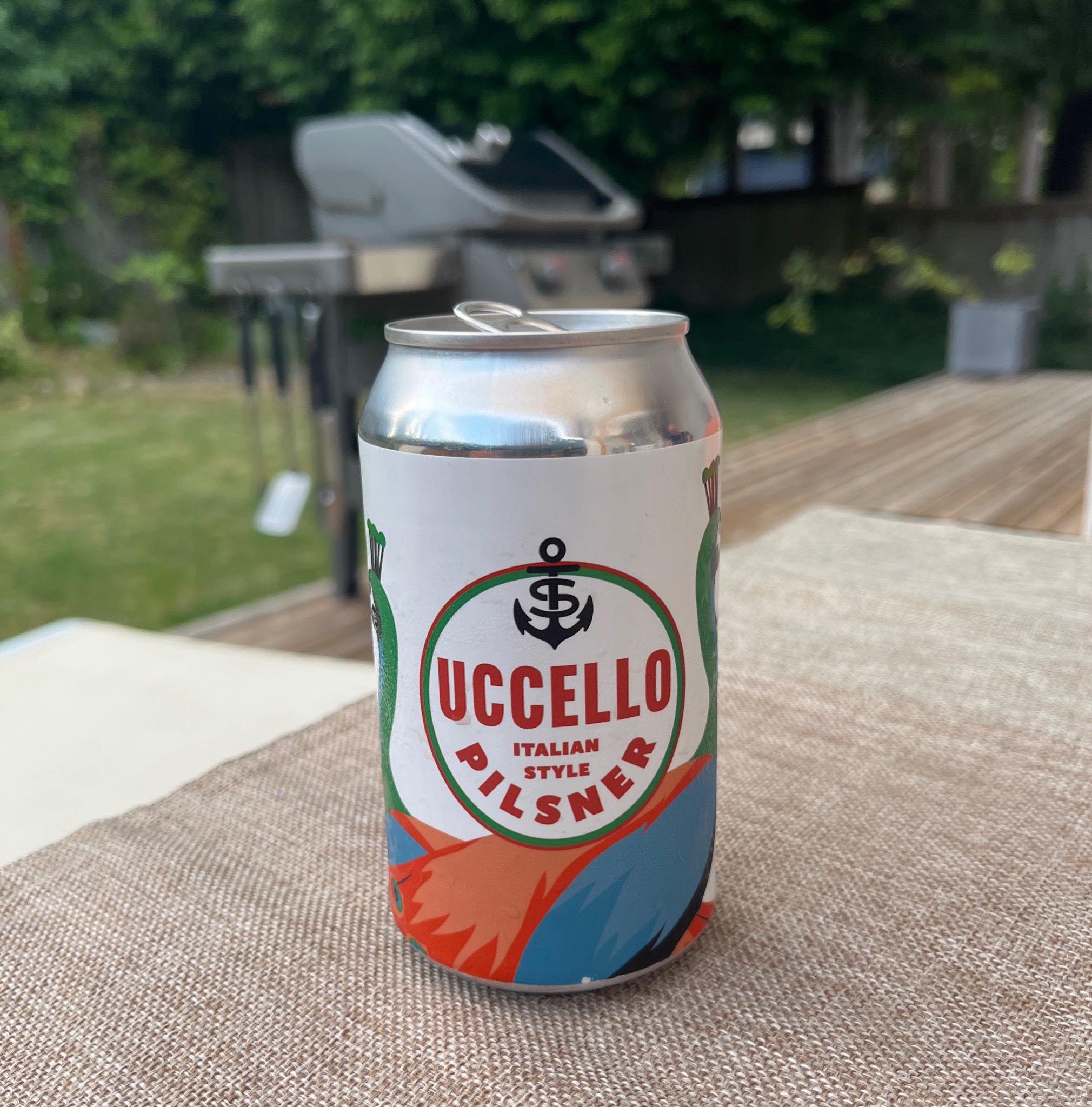 Uccello Italian Style Pilsner, Scuttlebutt Brewing Co