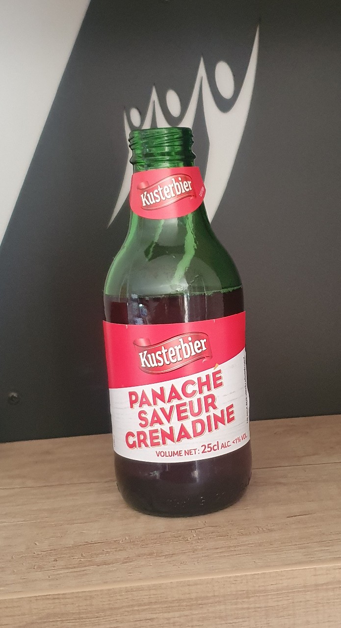 Kusterbier panaché grenadine, France