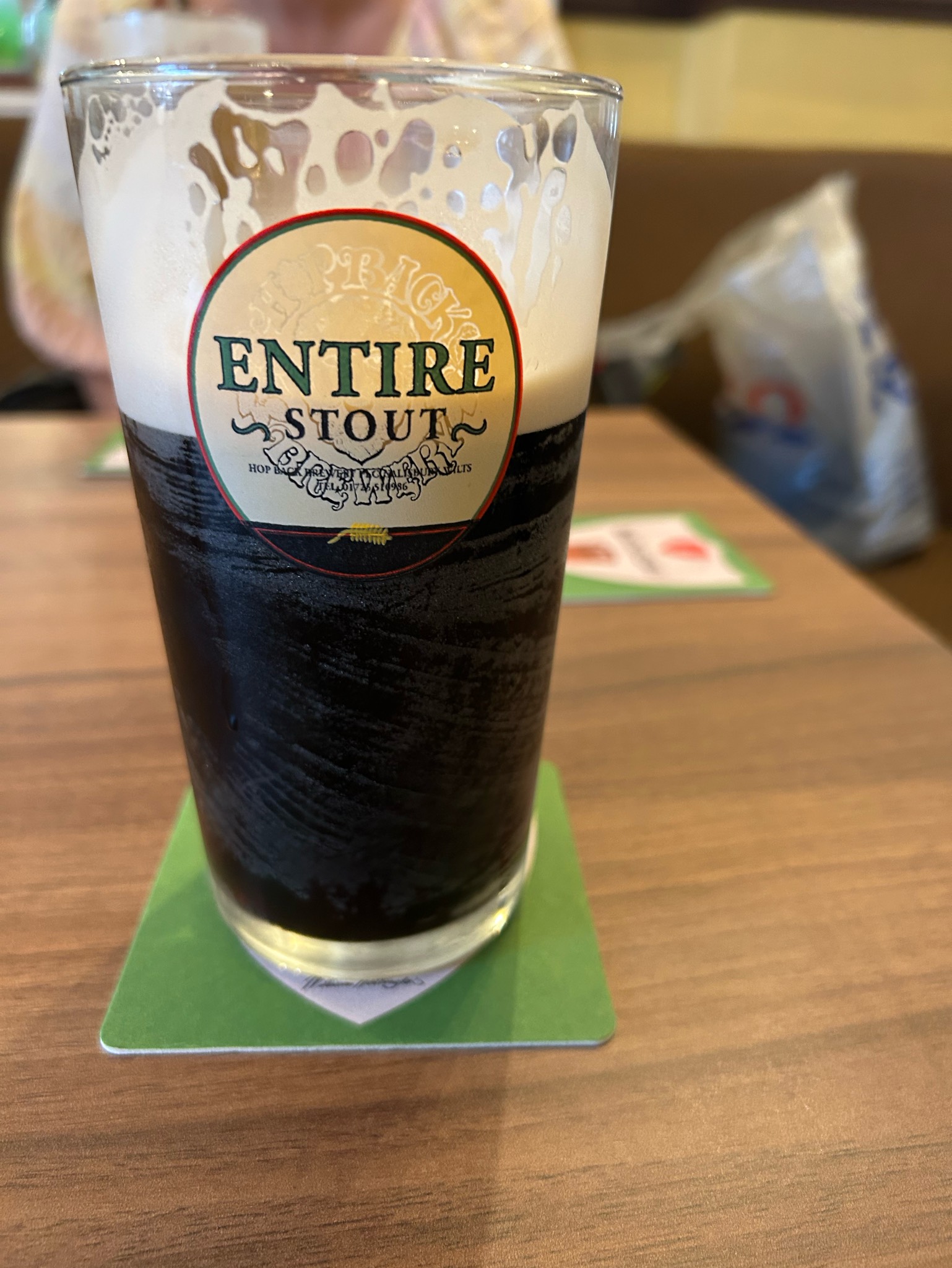 Entire Stout, Hop Back Brewery