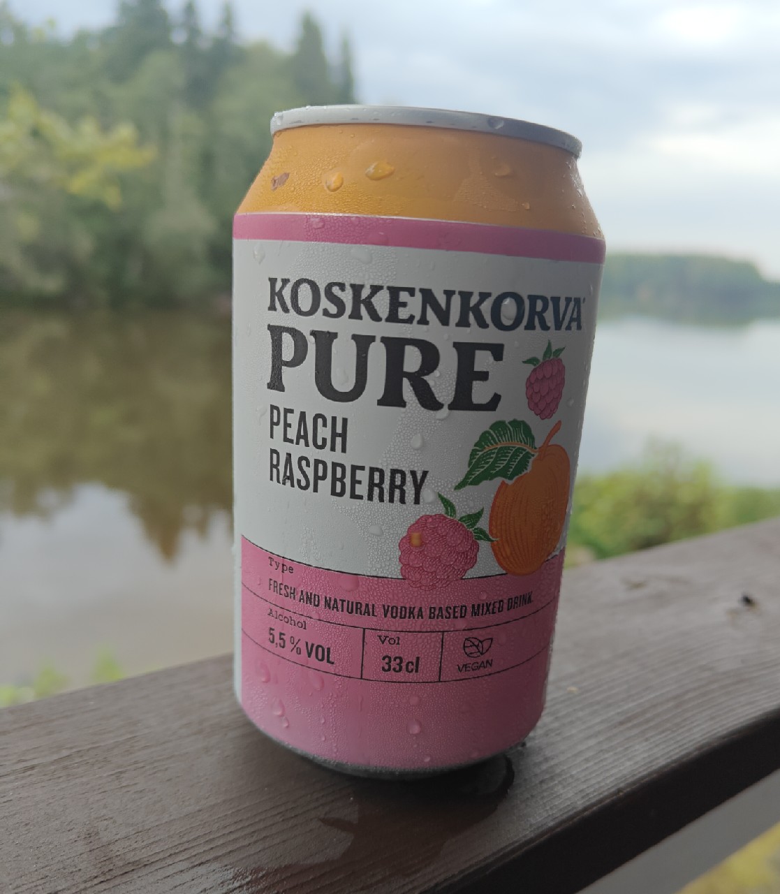 Koskenkorva Pure Peach Rasberry, Finland