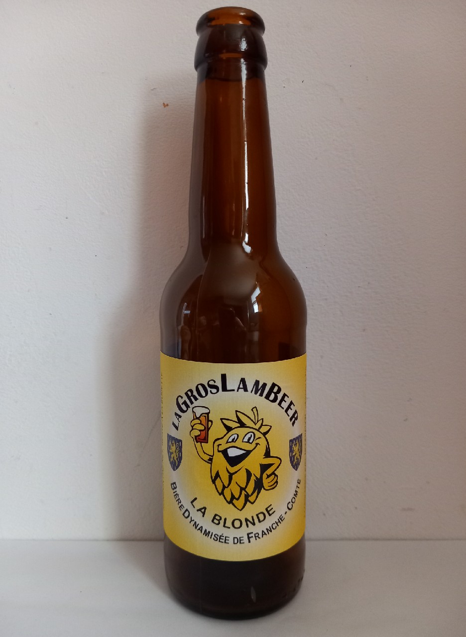 La GrosLam Beer Blonde, Brasserie De La Quiotte (GrosLam Beer)