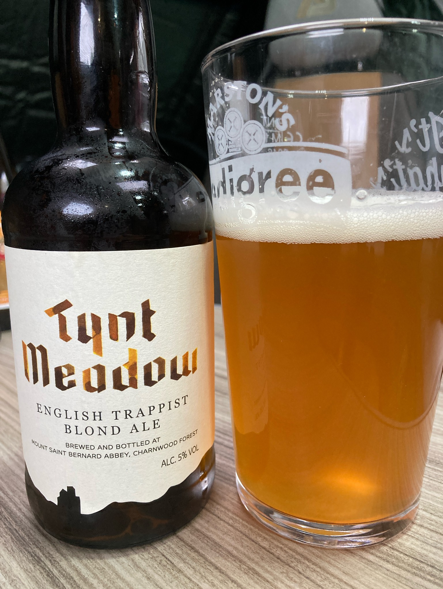Tynt Meadow Blond, Mount Saint Bernard Abbey