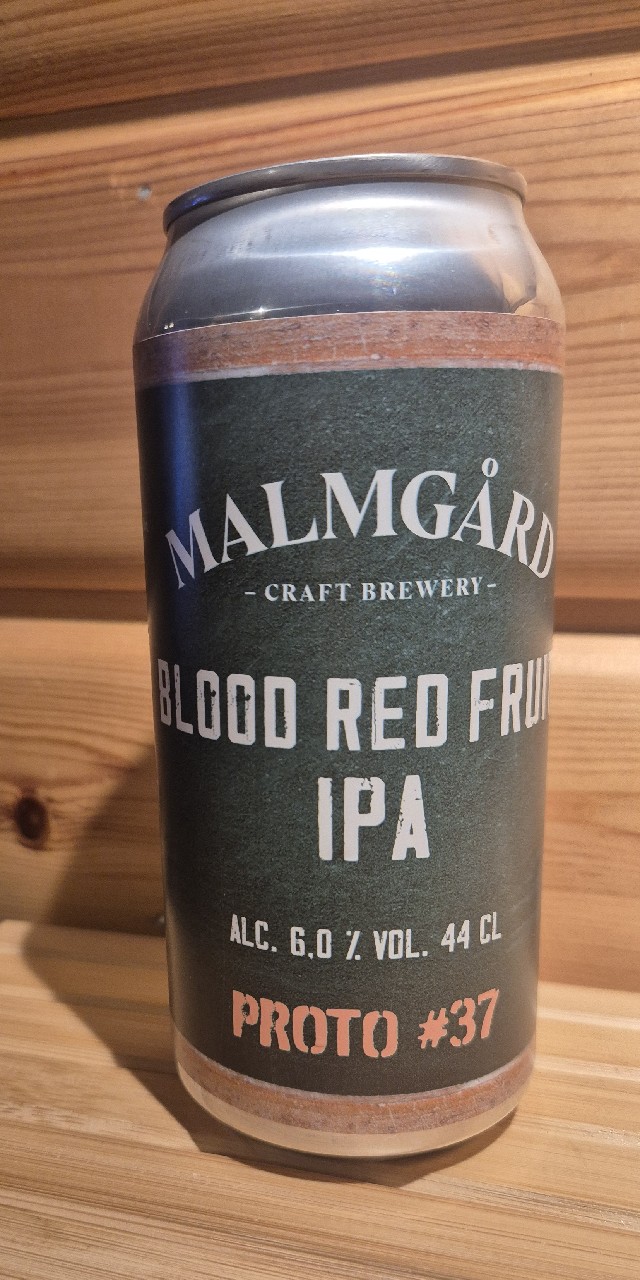 Proto #37 Blood Red Fruit IPA, Malmgårdin Panimo