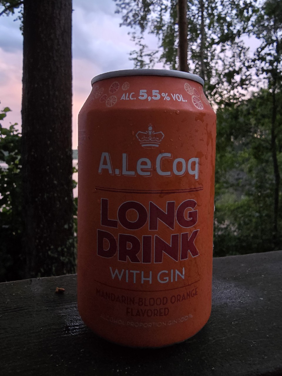 A. Le Coq GIN Mandarin-Blood Orange Long Drink, Estonia