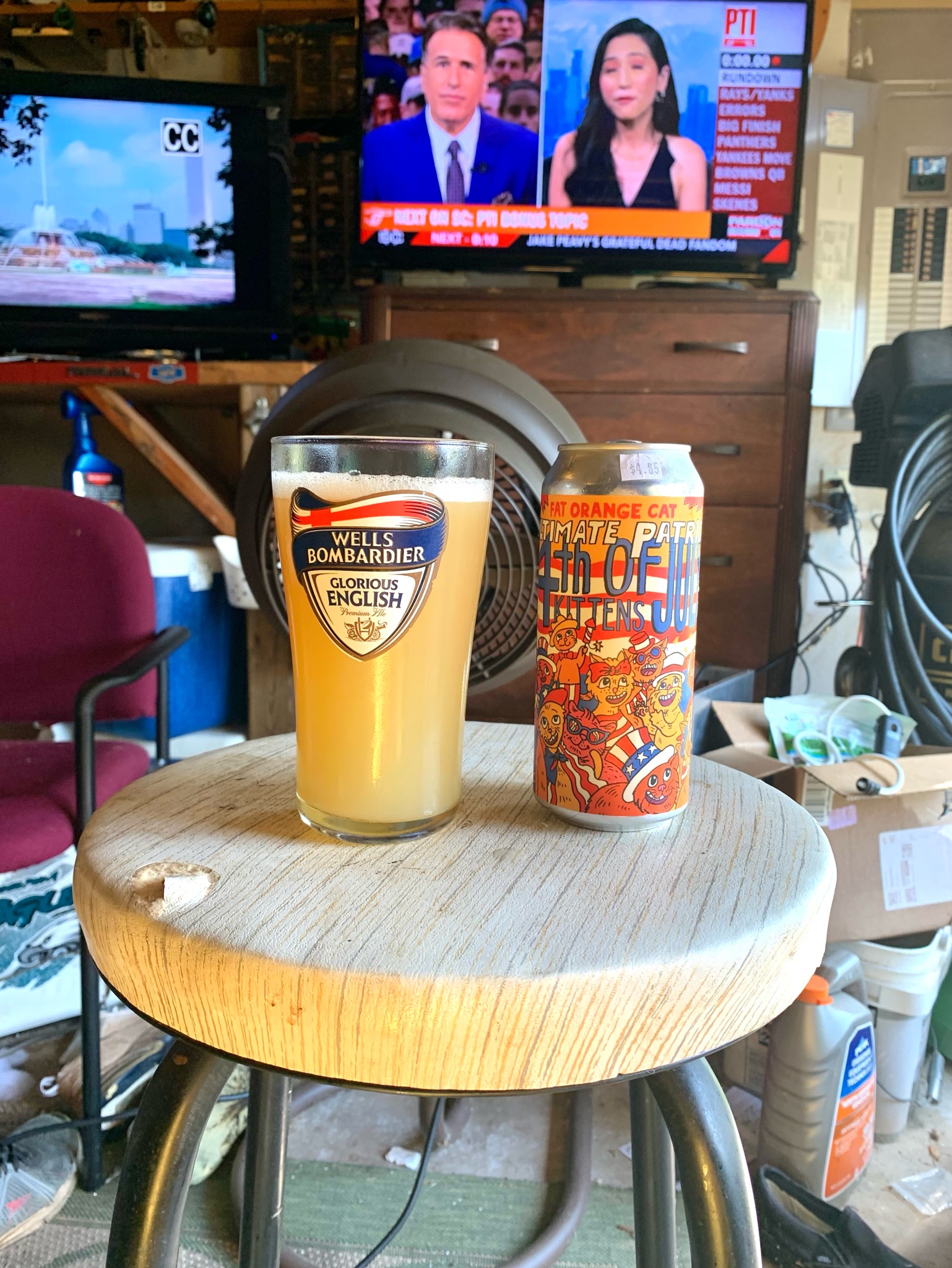 4th of July Kittens Ultimate Patriot Edition, Fat Orange Cat Brew Co.