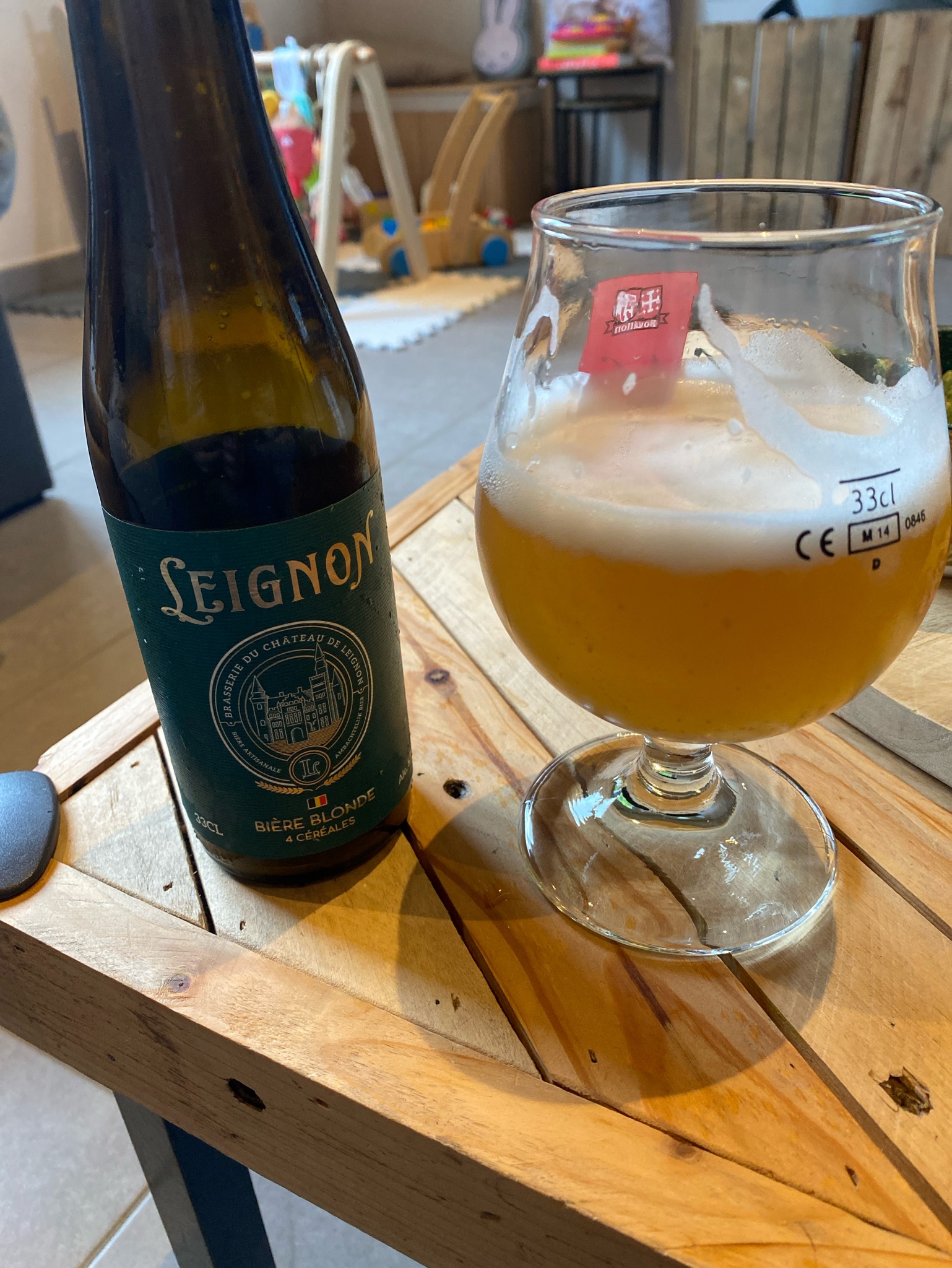 Leignon blonde, Belgium