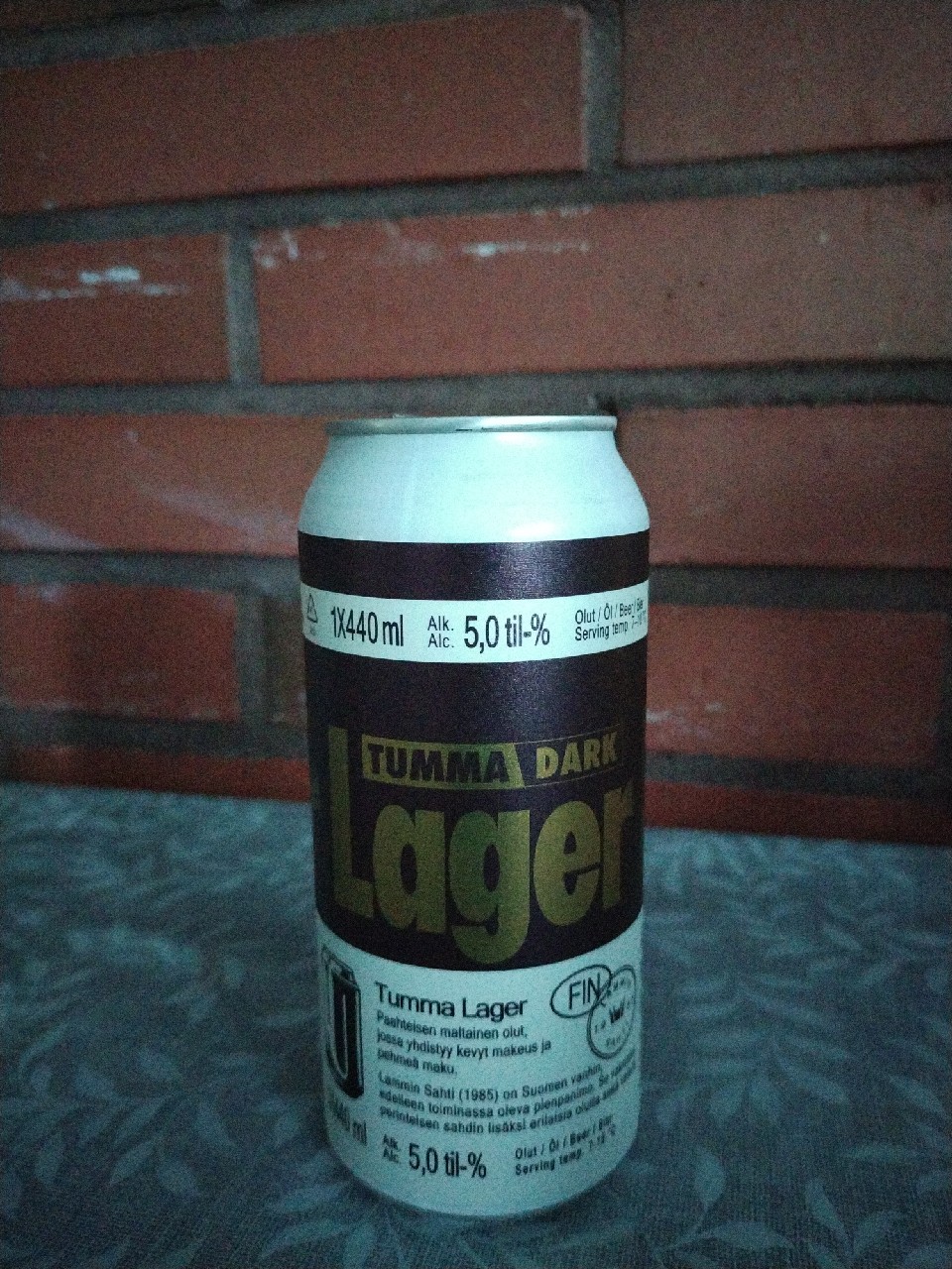 Tumma lager, Finland