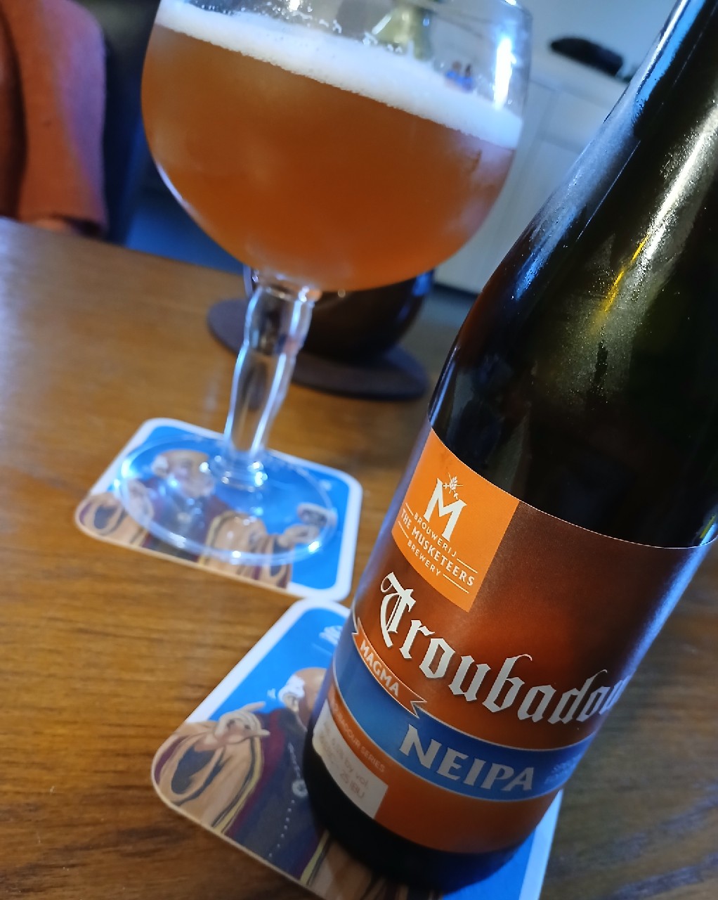 Troubadour Magma NEIPA, Brouwerij The Musketeers