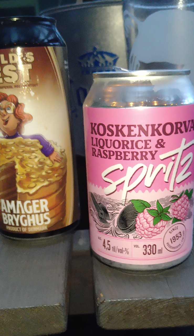 Koskenkorva Liquorice & Raspberry Spritz, Finland