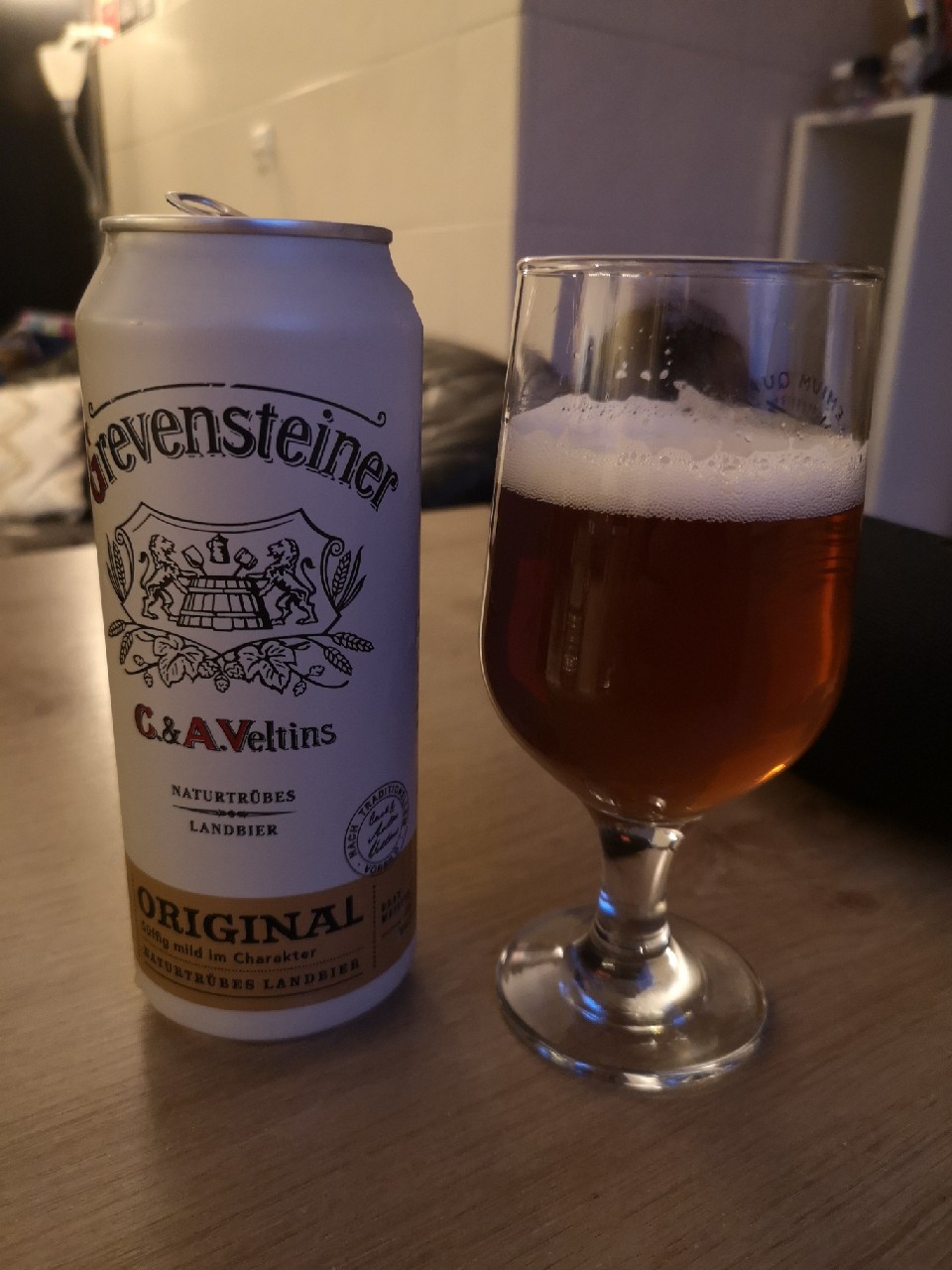 Grevensteiner Original Naturtrübes Landbier, Brauerei C.& A. Veltins