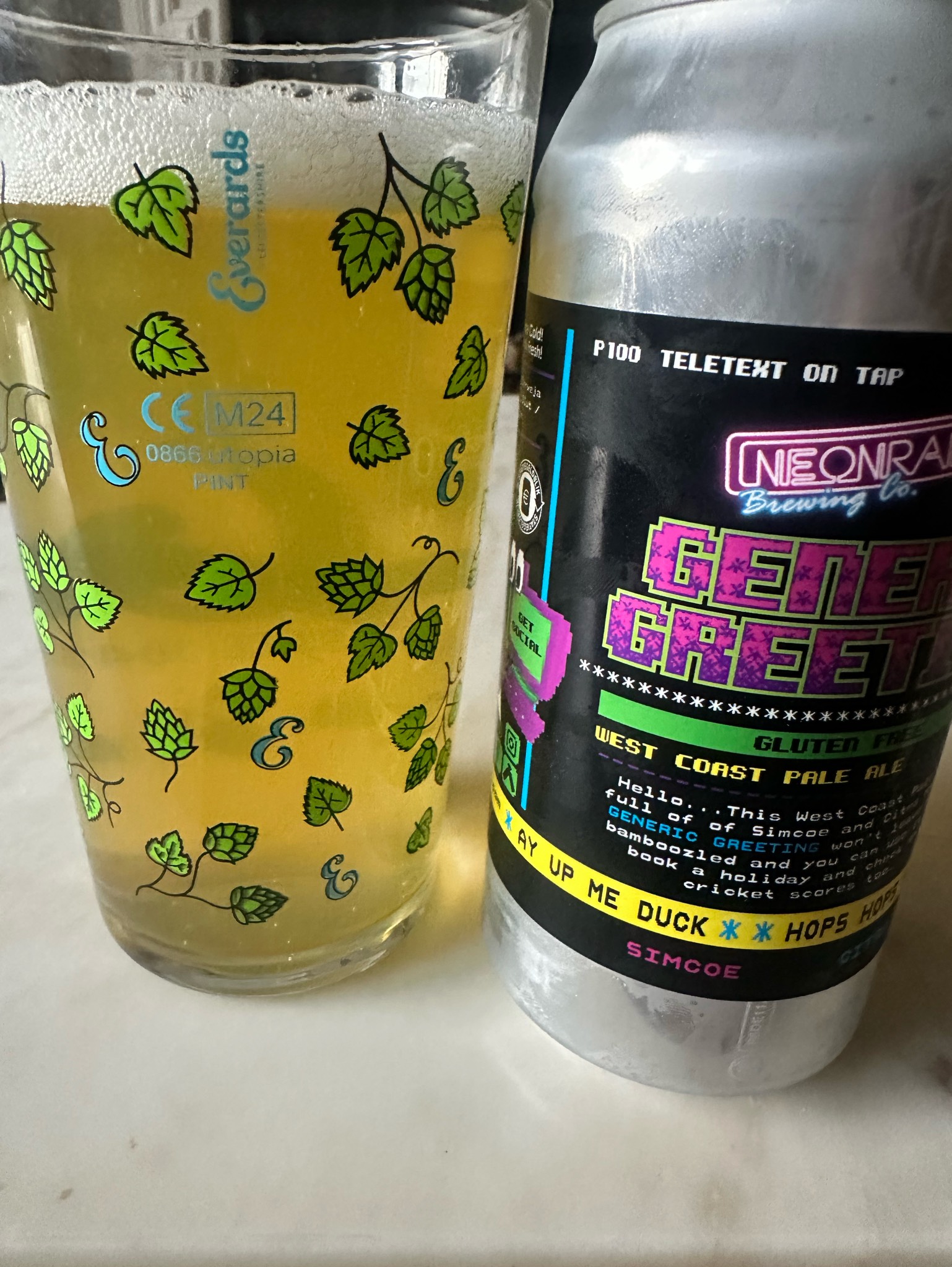 Generic Greeting, Neon Raptor Brewing Co.