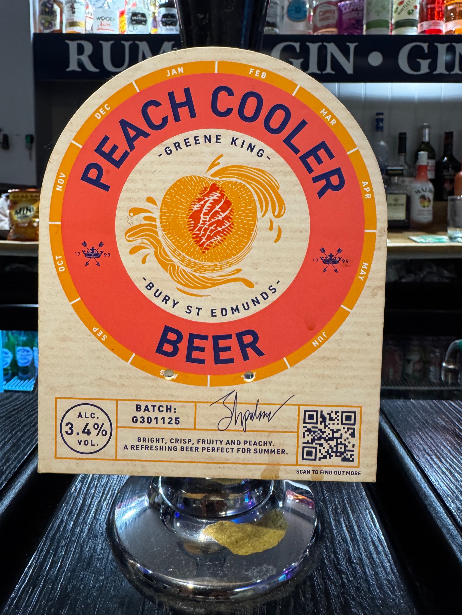 Peach Cooler, England