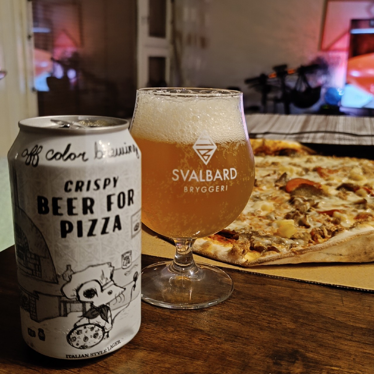 Crispy Beer for Pizza, Off Color Brewing