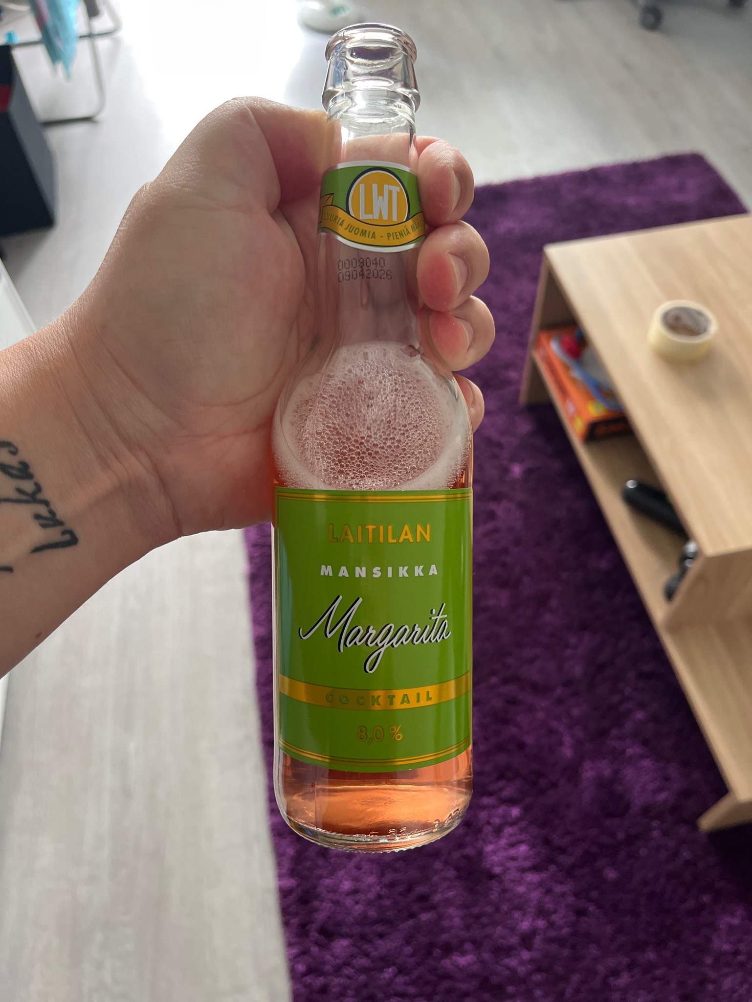 Laitilan Mansikka Margarita Cocktail, Finland