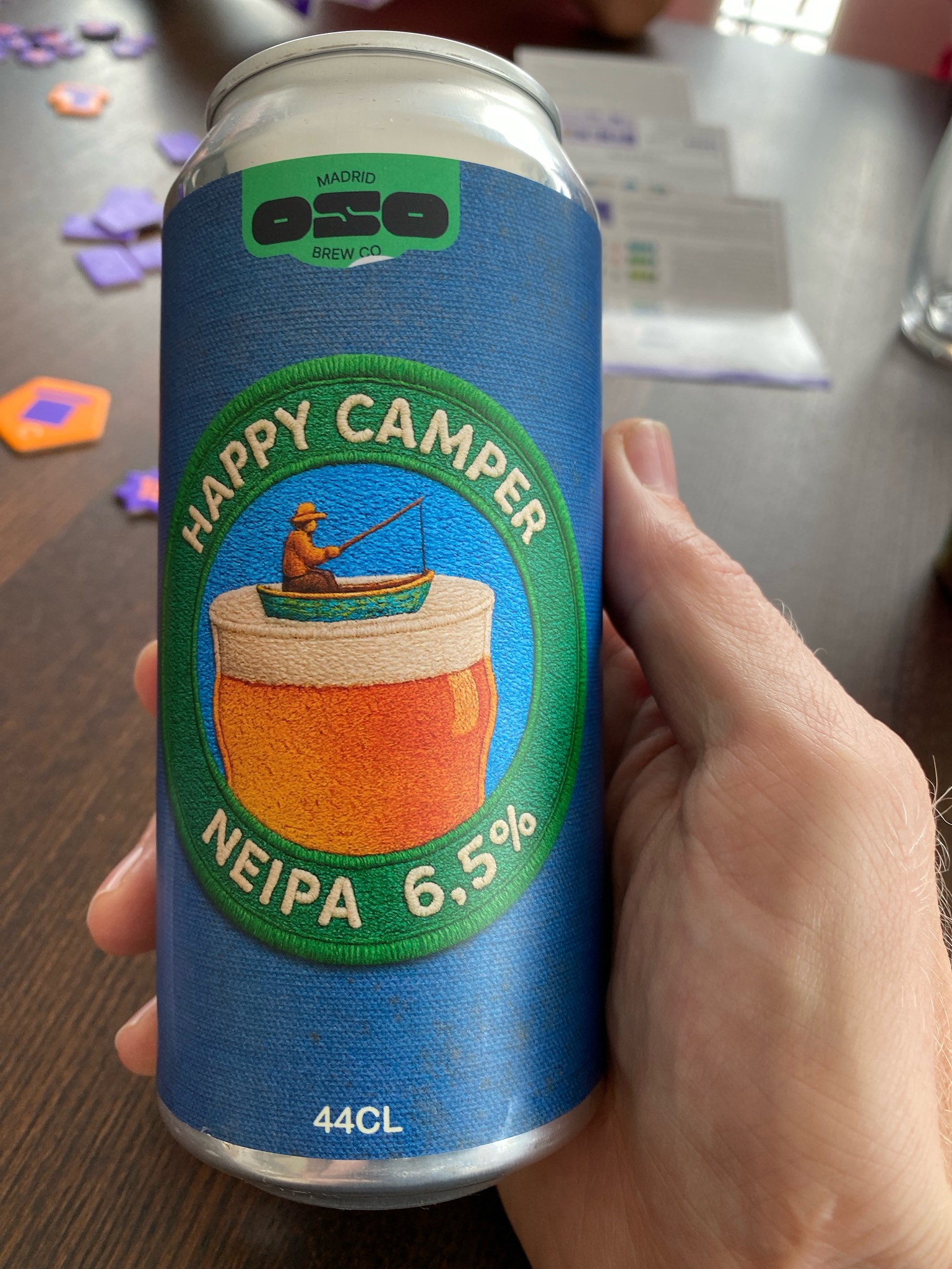 Happy camper, Spain