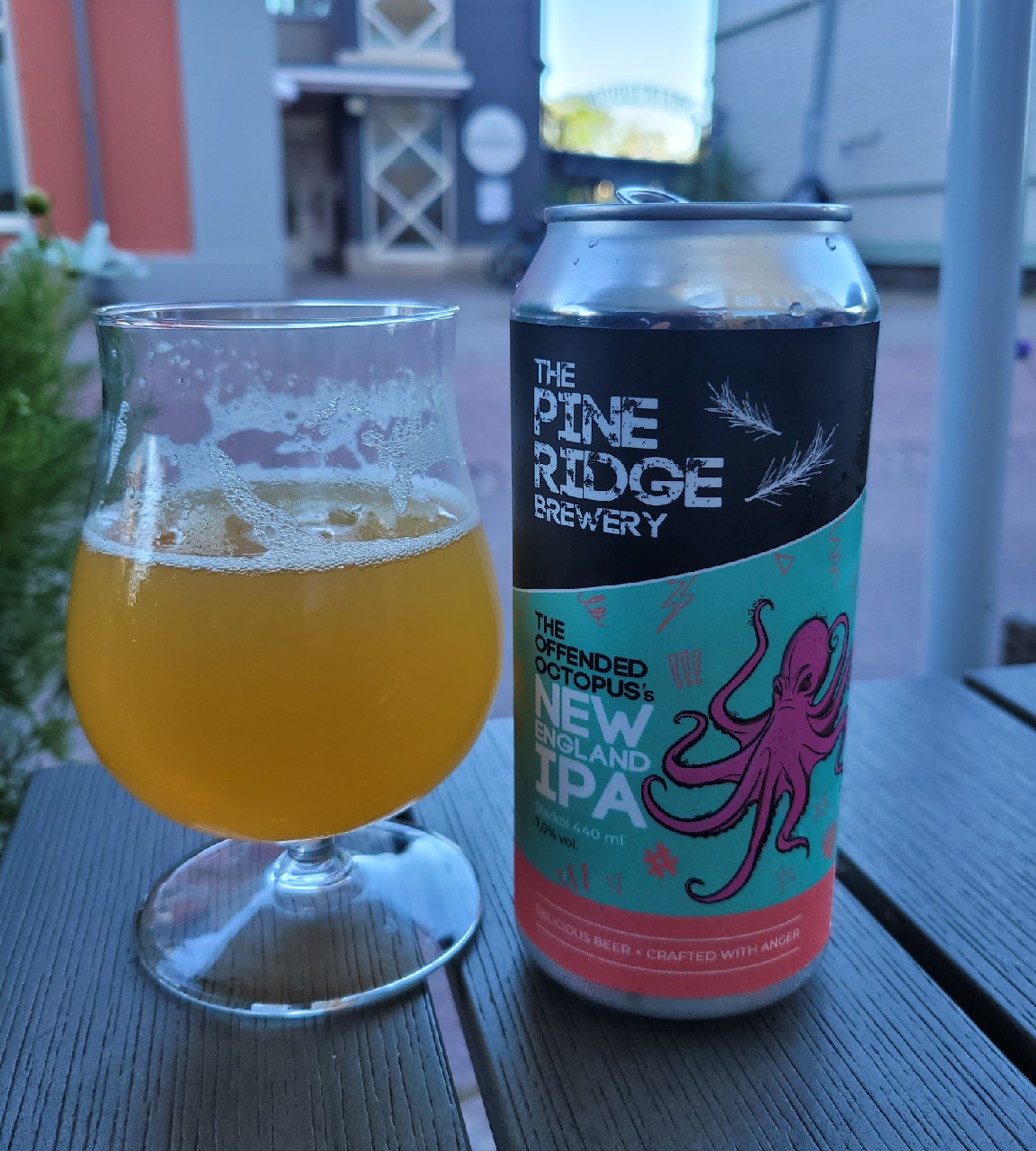 The offended octopus's NEIPA, Pine Brewing Company