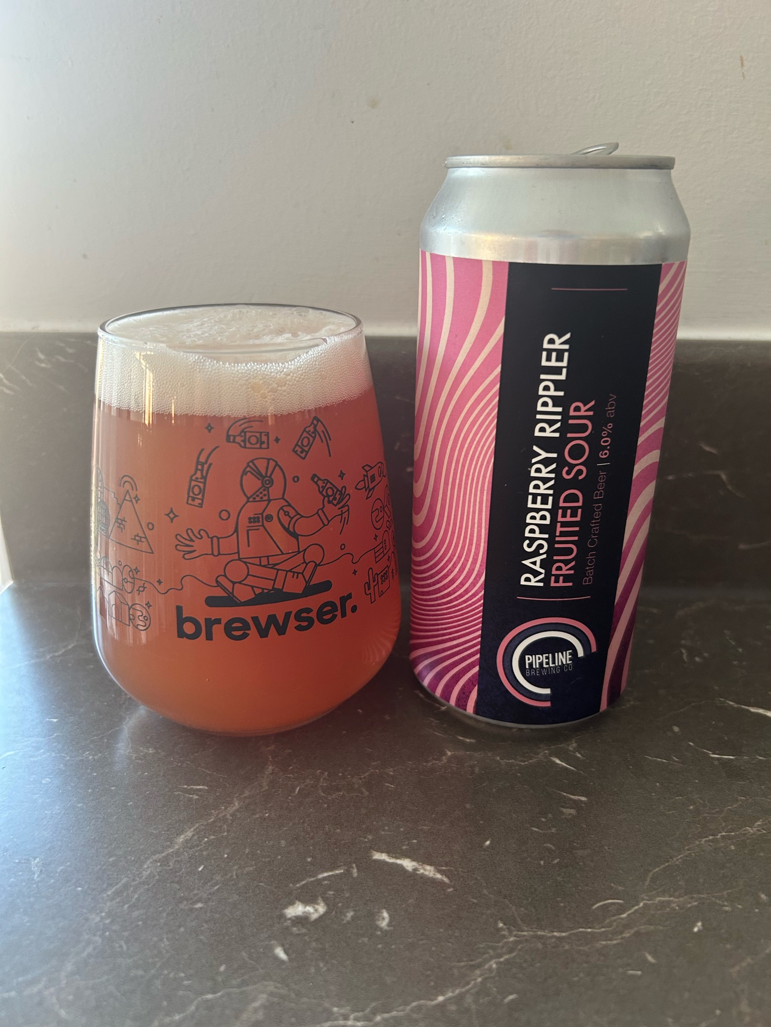 Raspberry Rippler, Pipeline Brewing Co