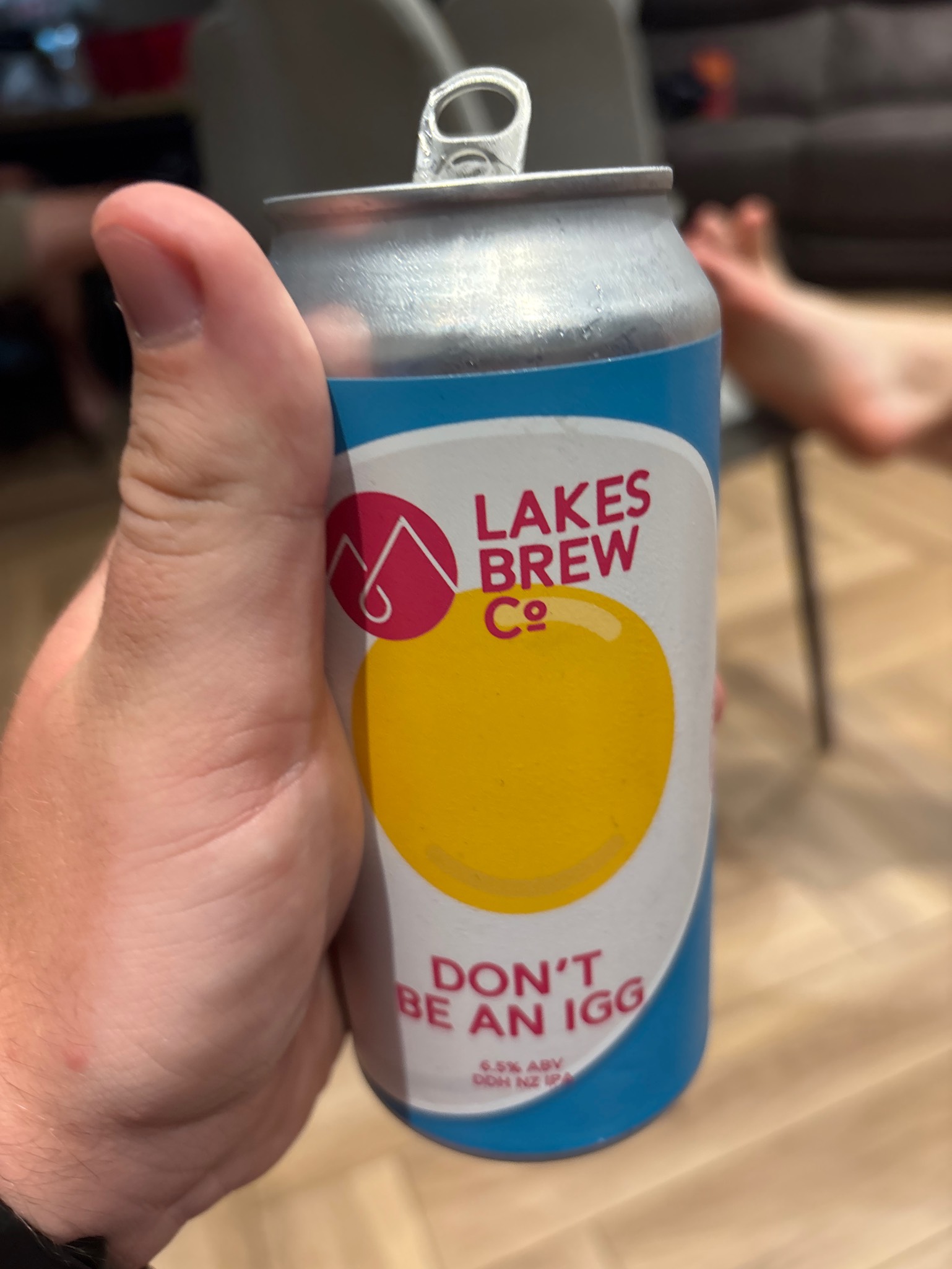 Don't be an igg, Lakes Brew Co.