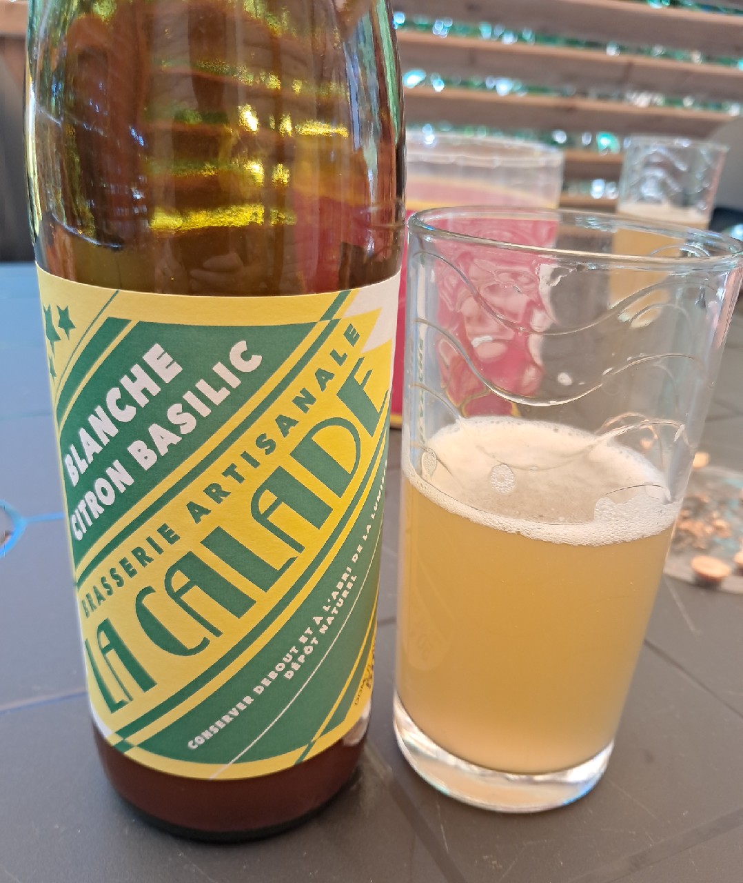 La Calade blanche citron basilic, France