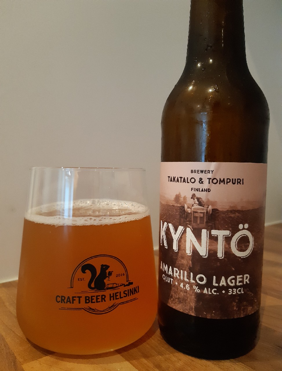 Kyntö Amarillo Lager, Finland