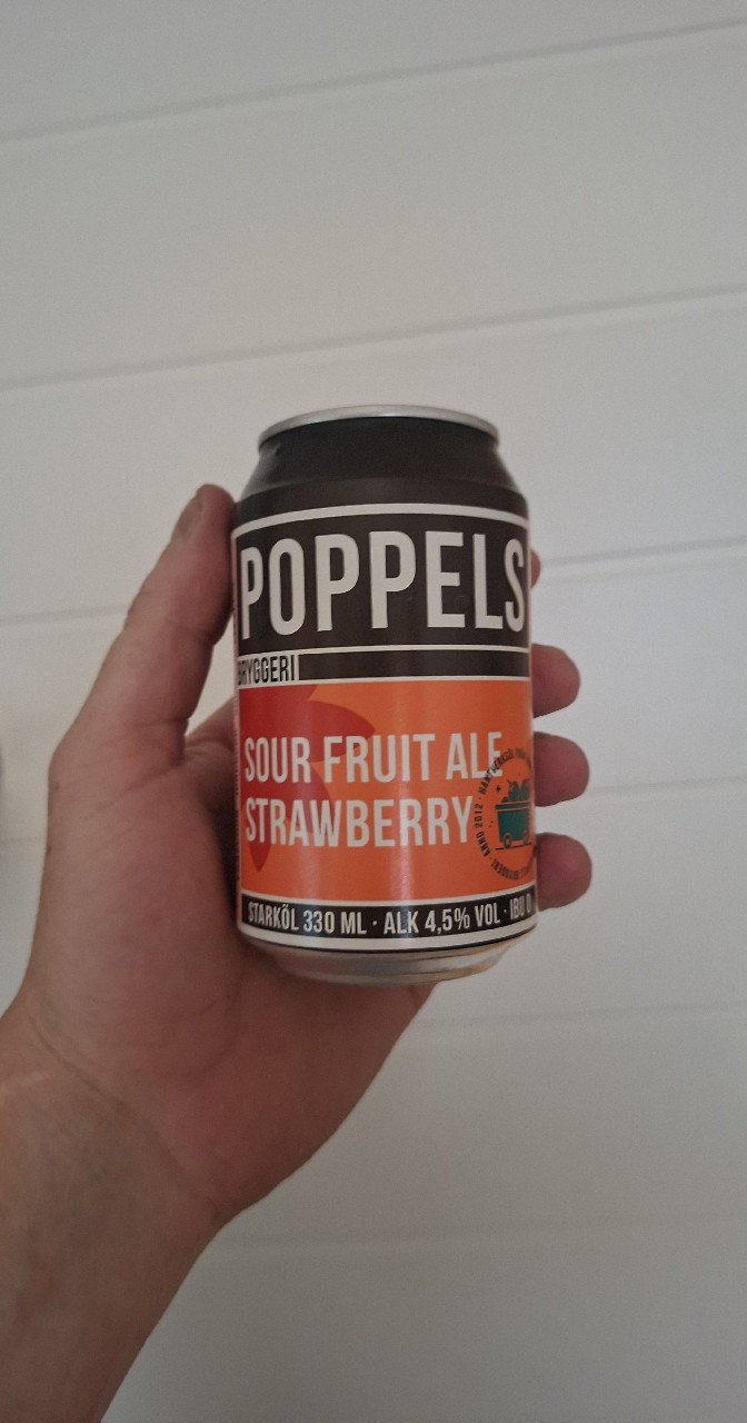 Sour Fruit Ale Strawberry Daiquiri, Poppels Bryggeri