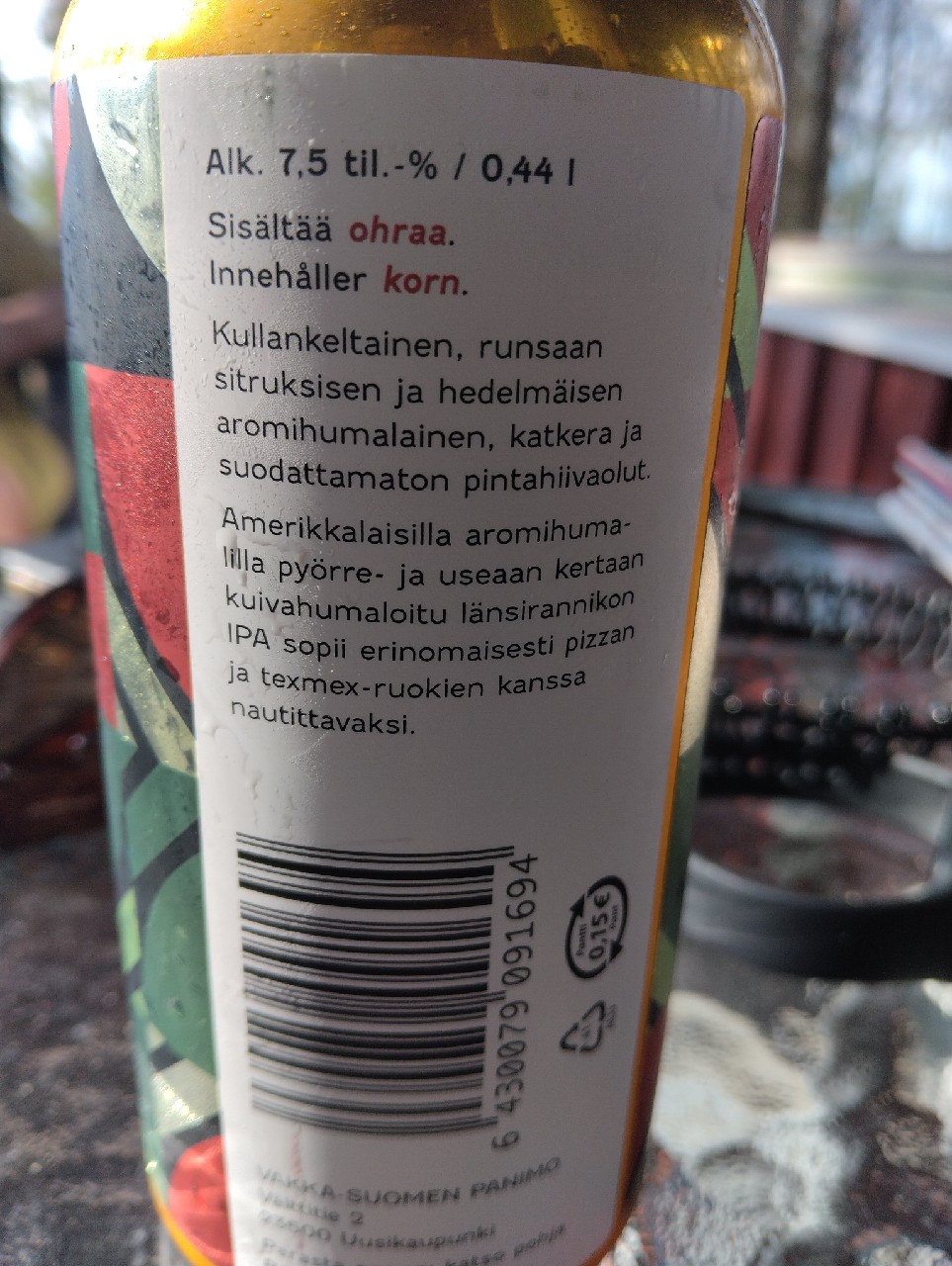 Enigma West Coast Double IPA, Finland