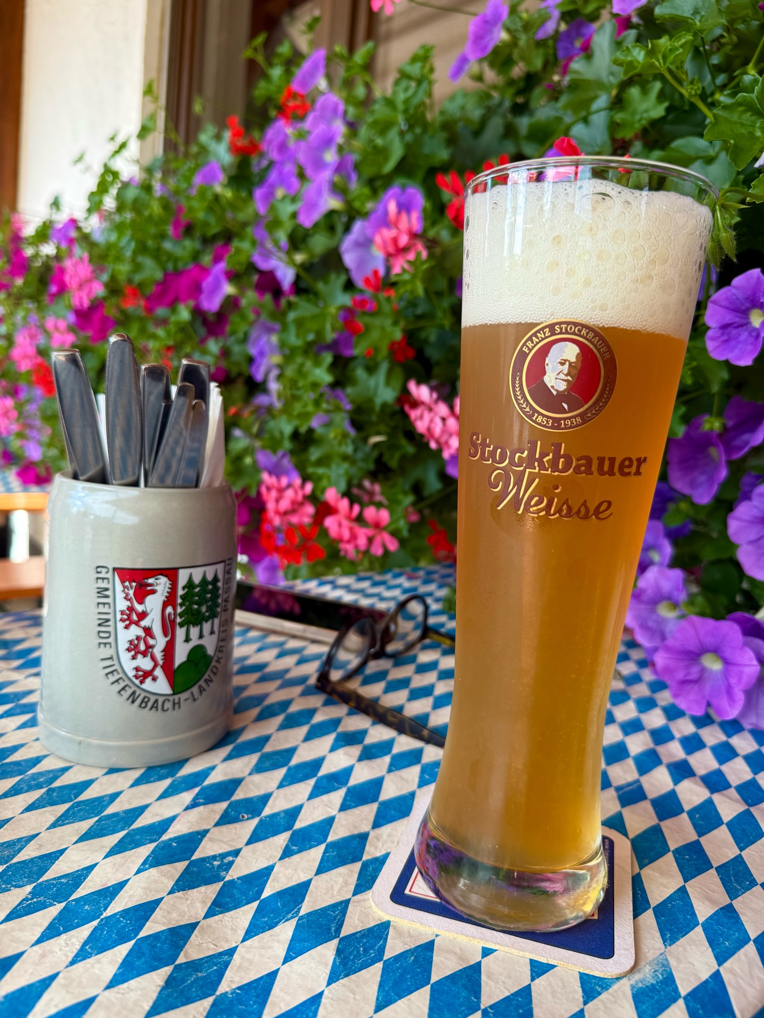 Stockbauer Weisse Original, Löwenbrauerei Passau