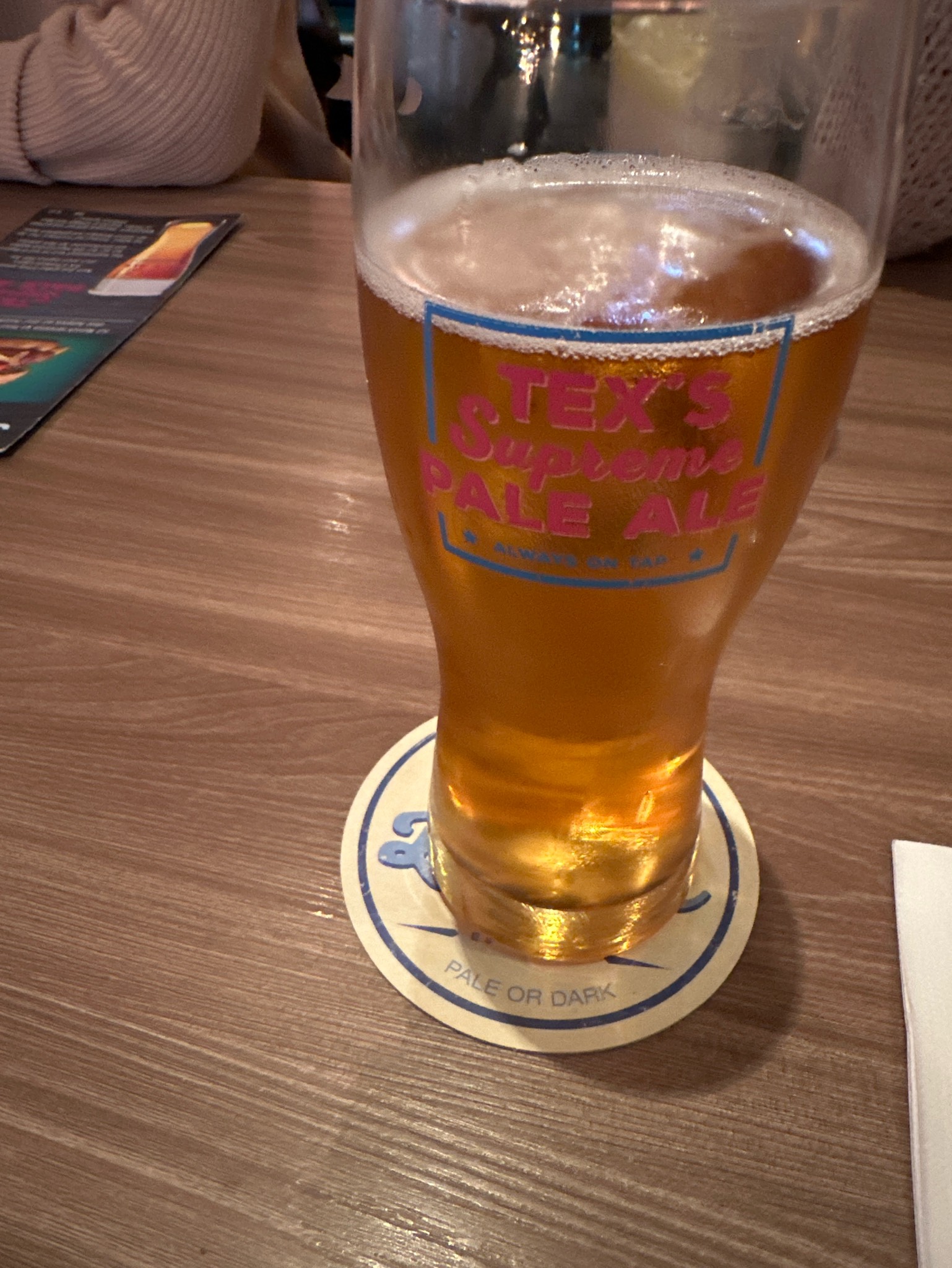 tex's supreme pale ale, Tex's