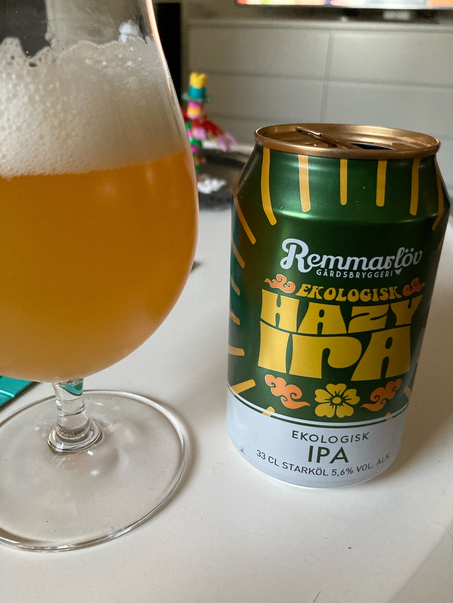 Ekologisk Hazy Ipa, Remmarlöv Gårdsbryggeri