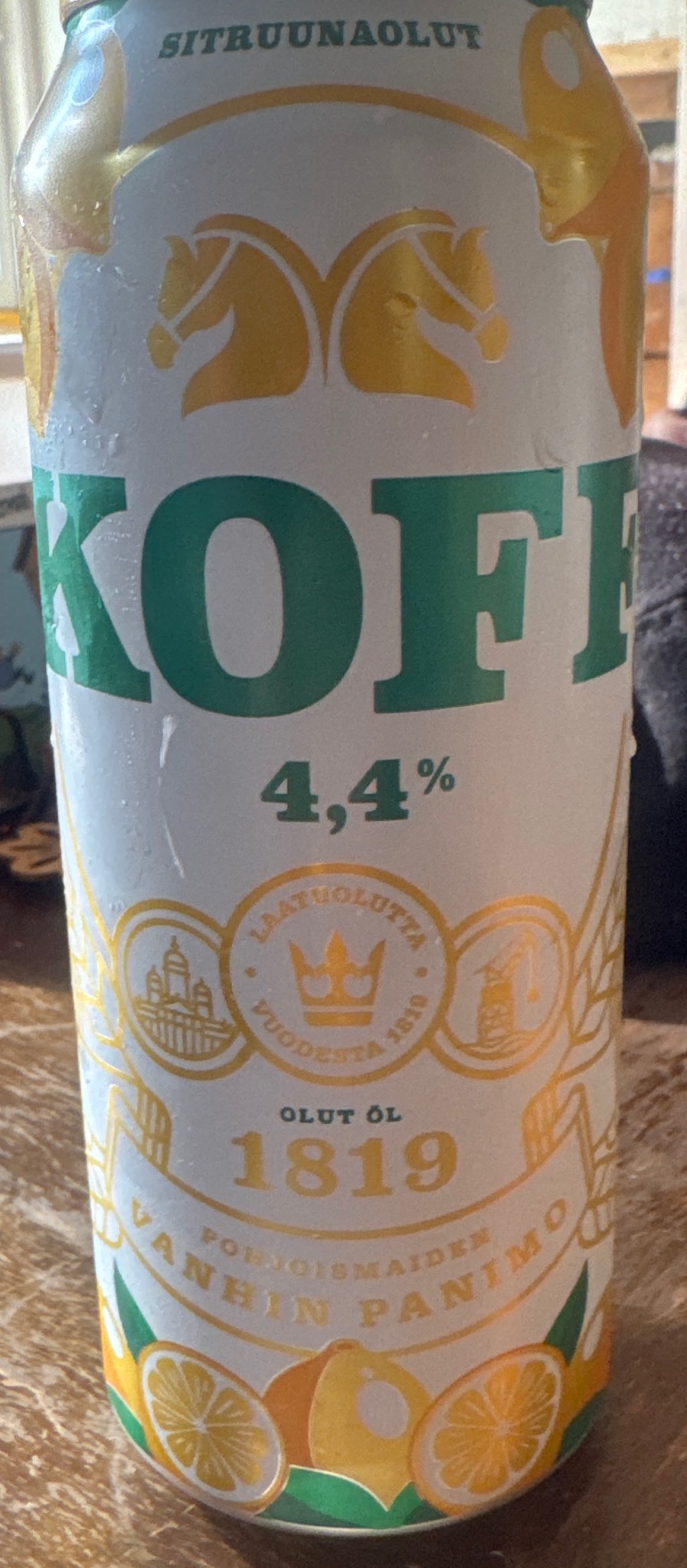 KOFF Sitruunaolut, Finland