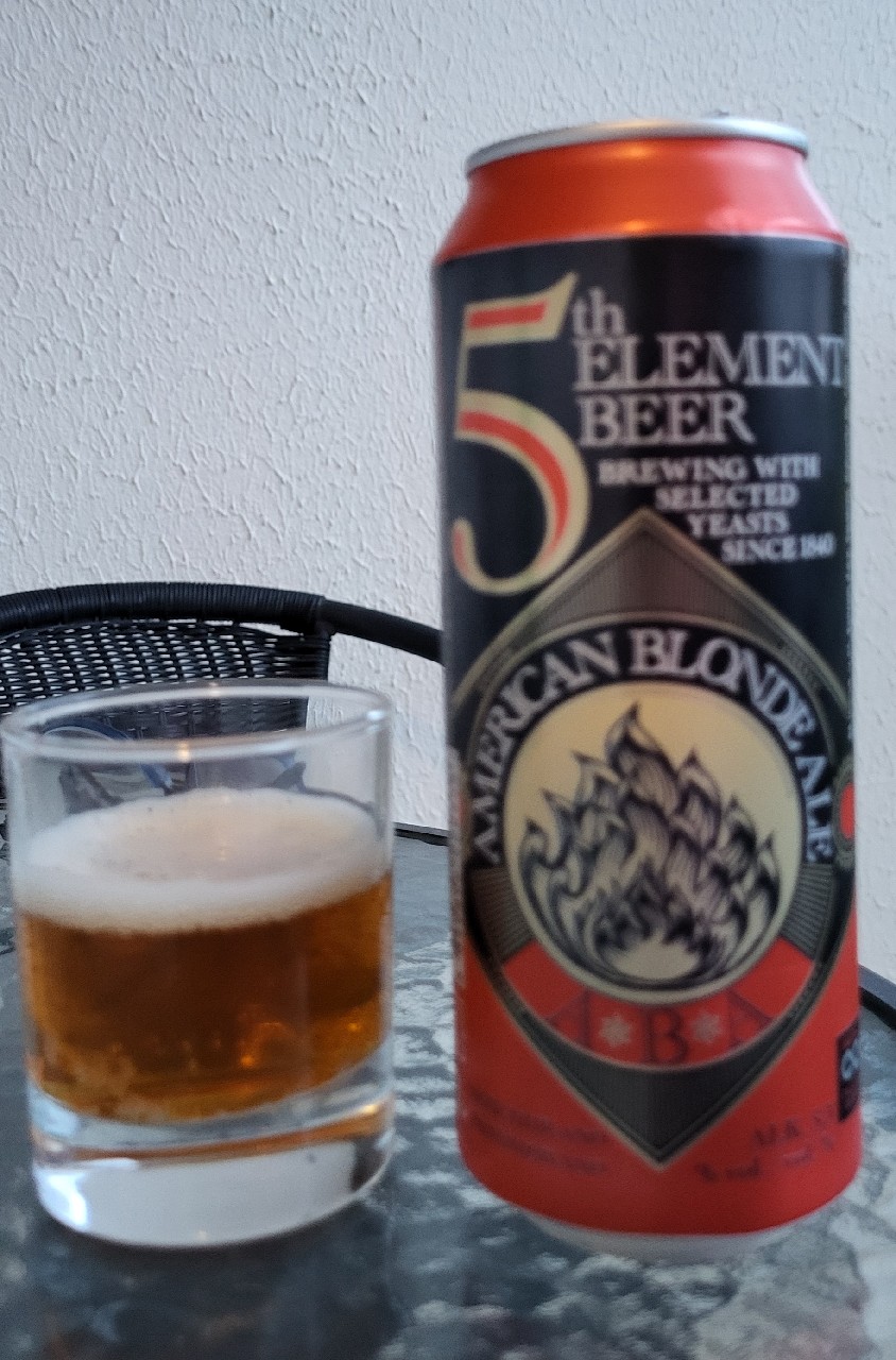 5th Element Beer ABA American Blonde Ale, 5th Element Pivovara