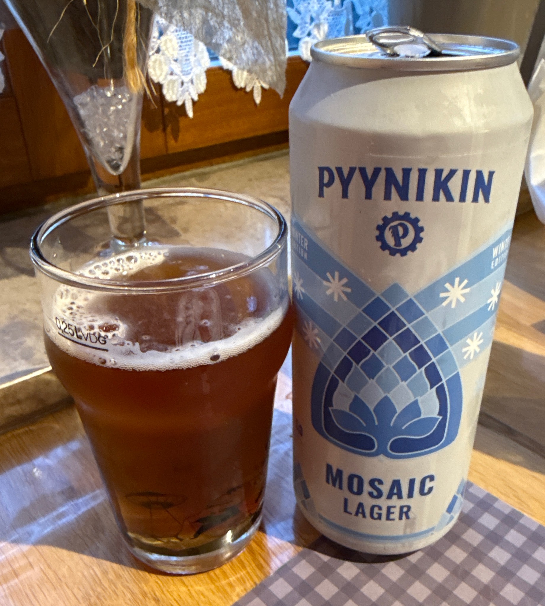 Mosaic Lager Winter Edition, Finland