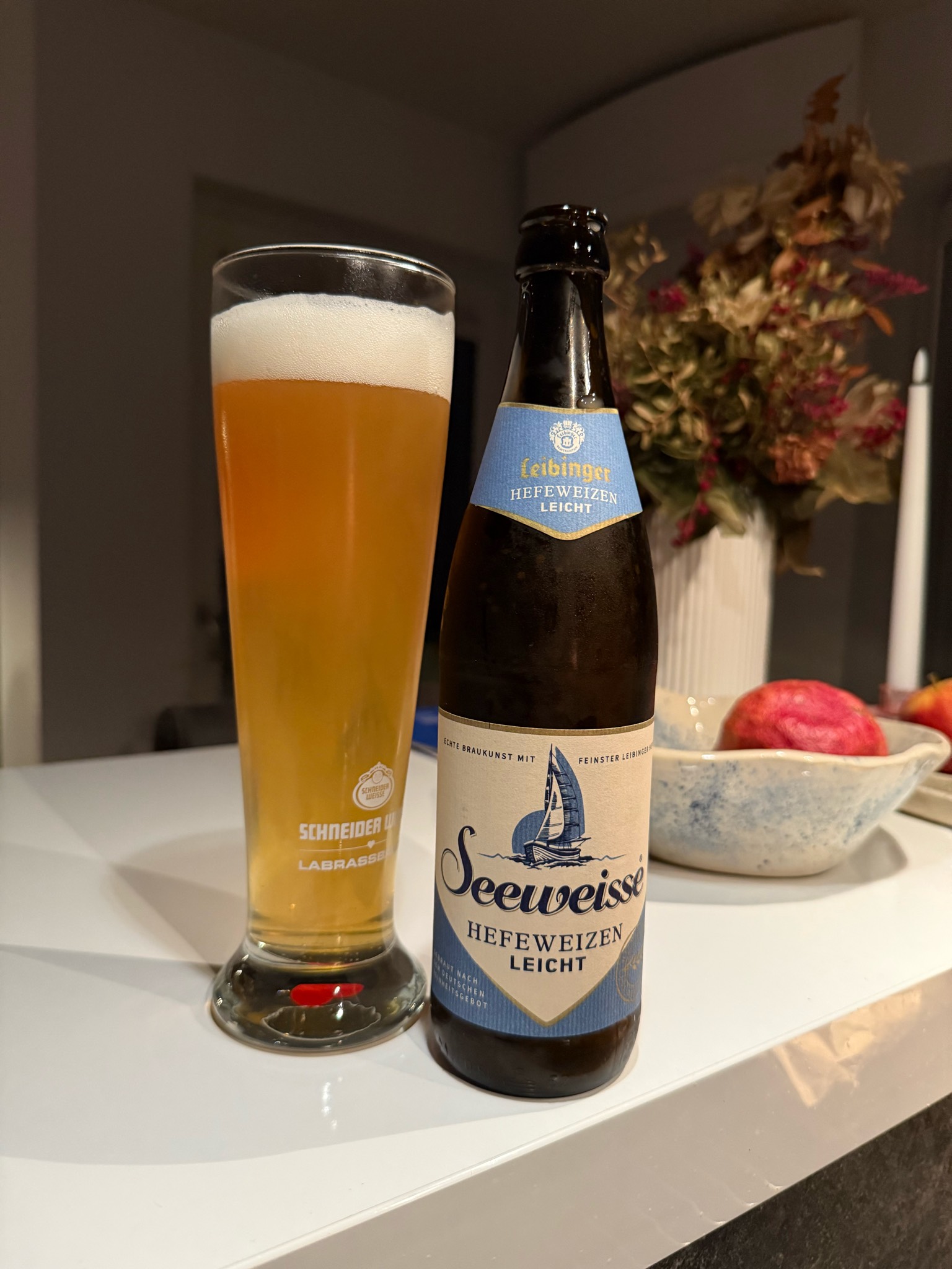 Leibinger Seeweisse Hefeweizen leicht, Brauerei Max Leibinger