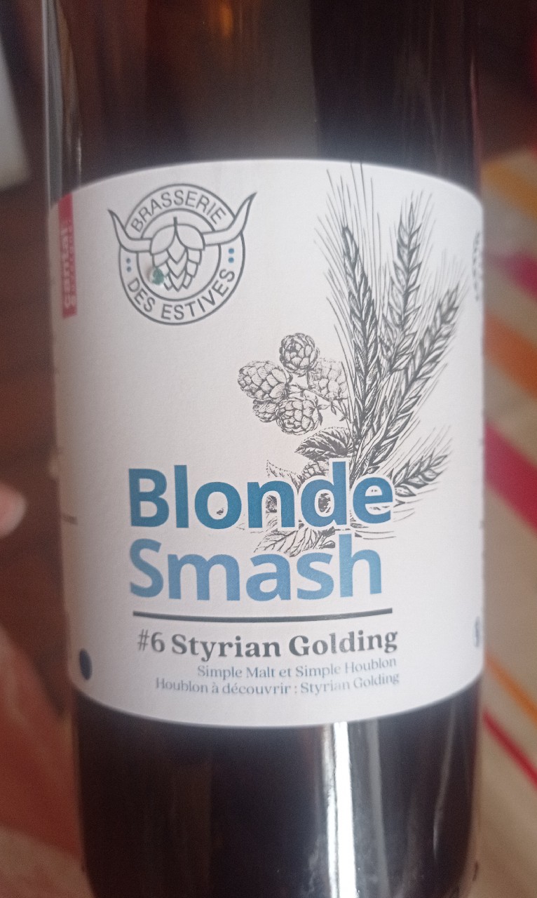 Blonde Smash #6 Styrian Golding, Brasserie Des Estives