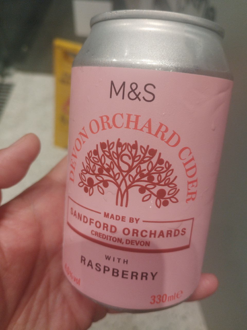 Devon Farmhouse Cider With Raspberry, Sandford Orchards