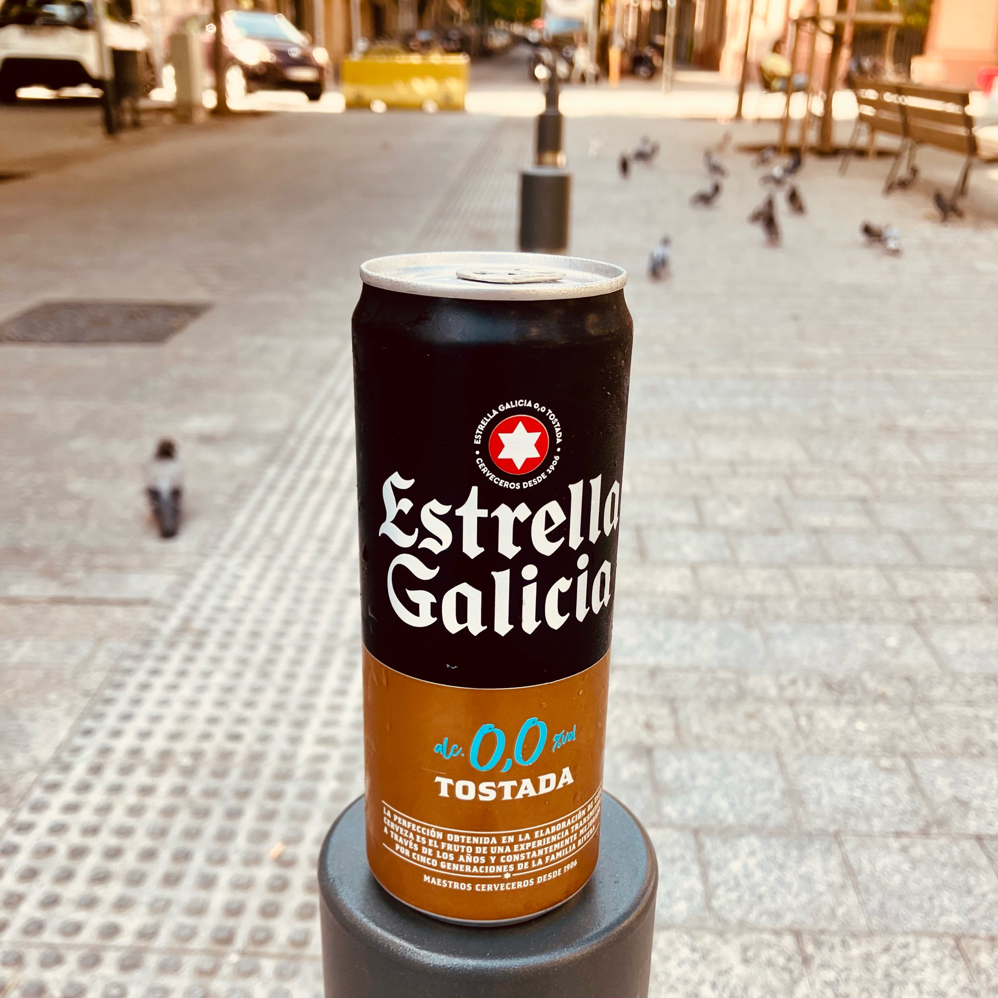 Estrella Galicia 0.0% TOSTADA, Spain