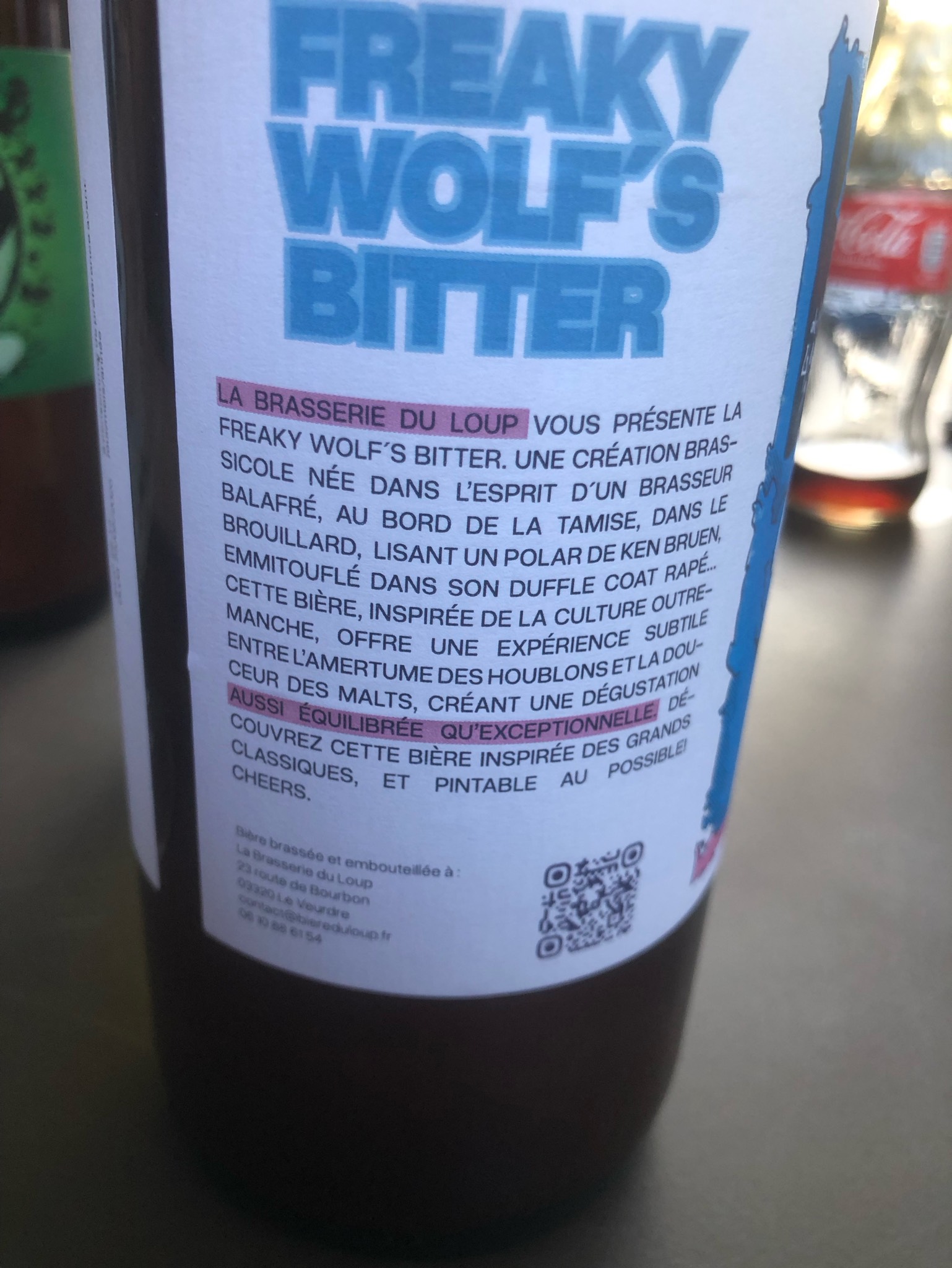 Freaky Wolf's Bitter, Brasserie Du Loup