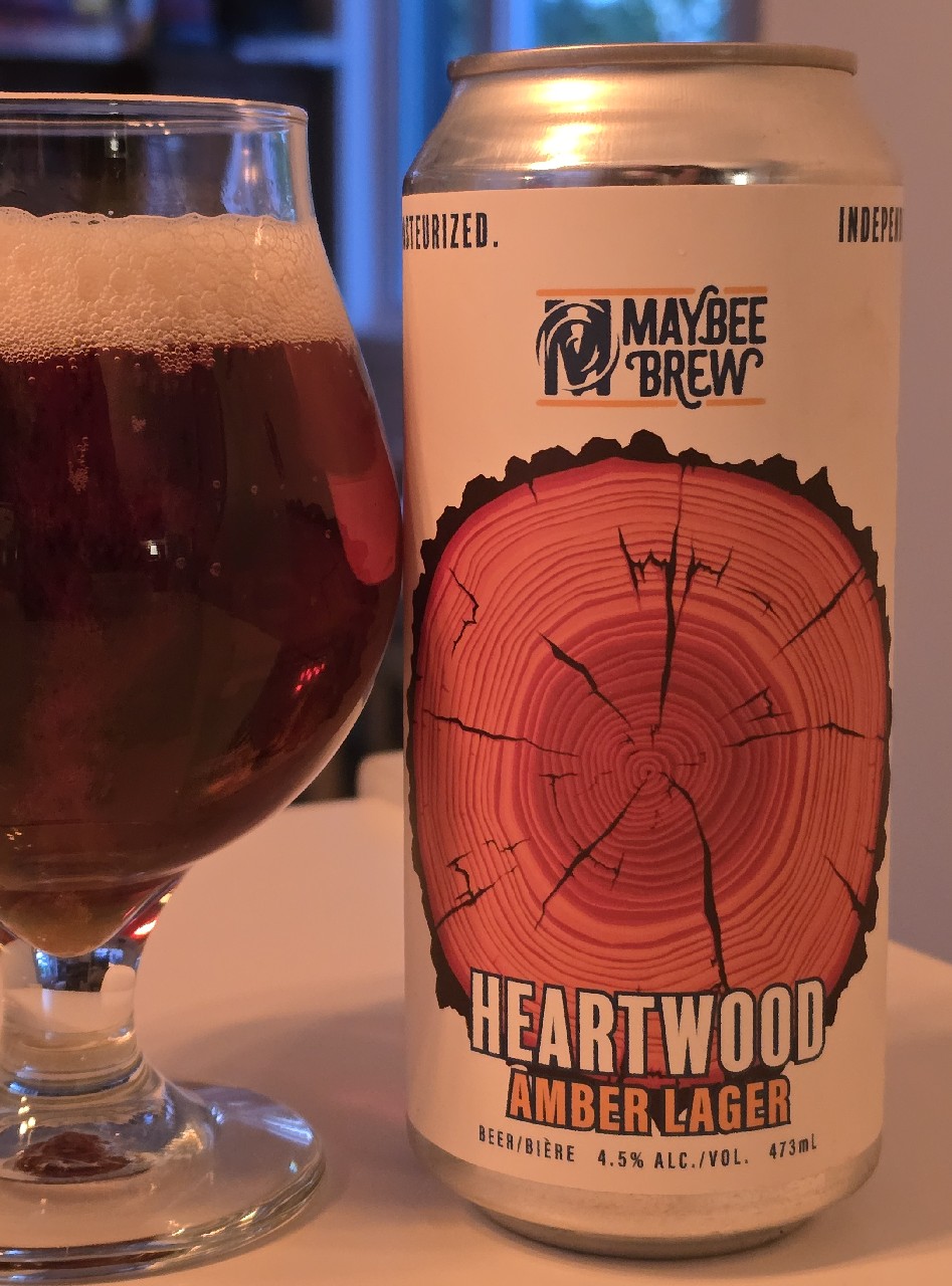 Heartwood Amber Lager, Maybee Brewing