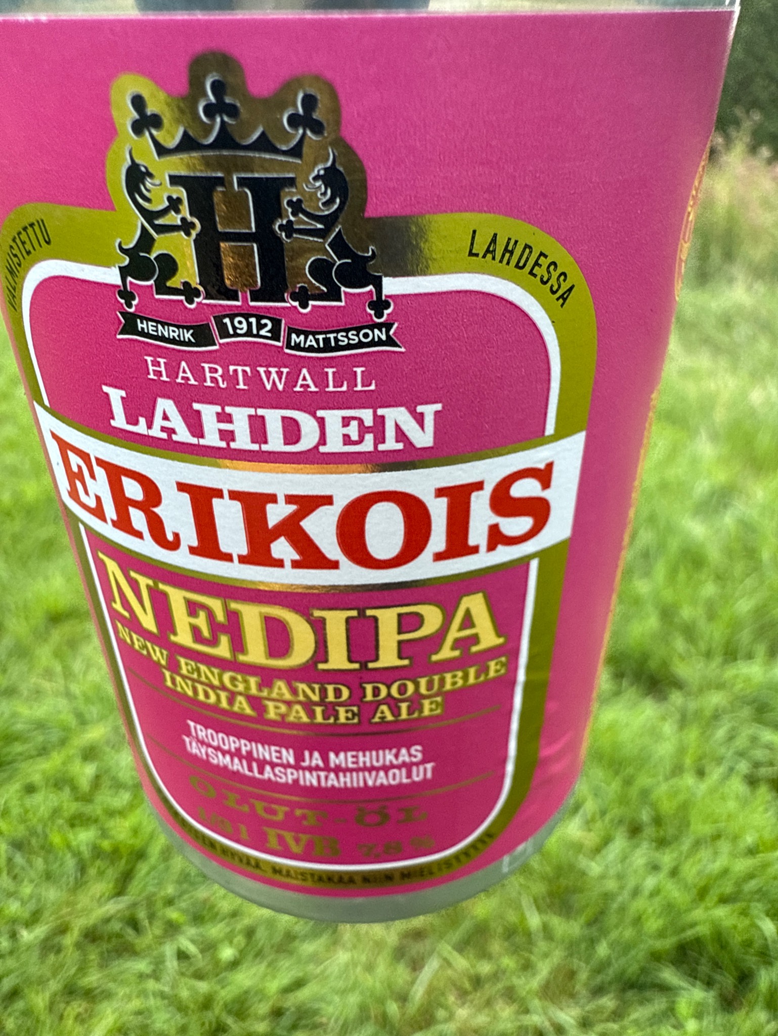 Lahden Erikois NEDIPA, Hartwall (Royal Unibrew)