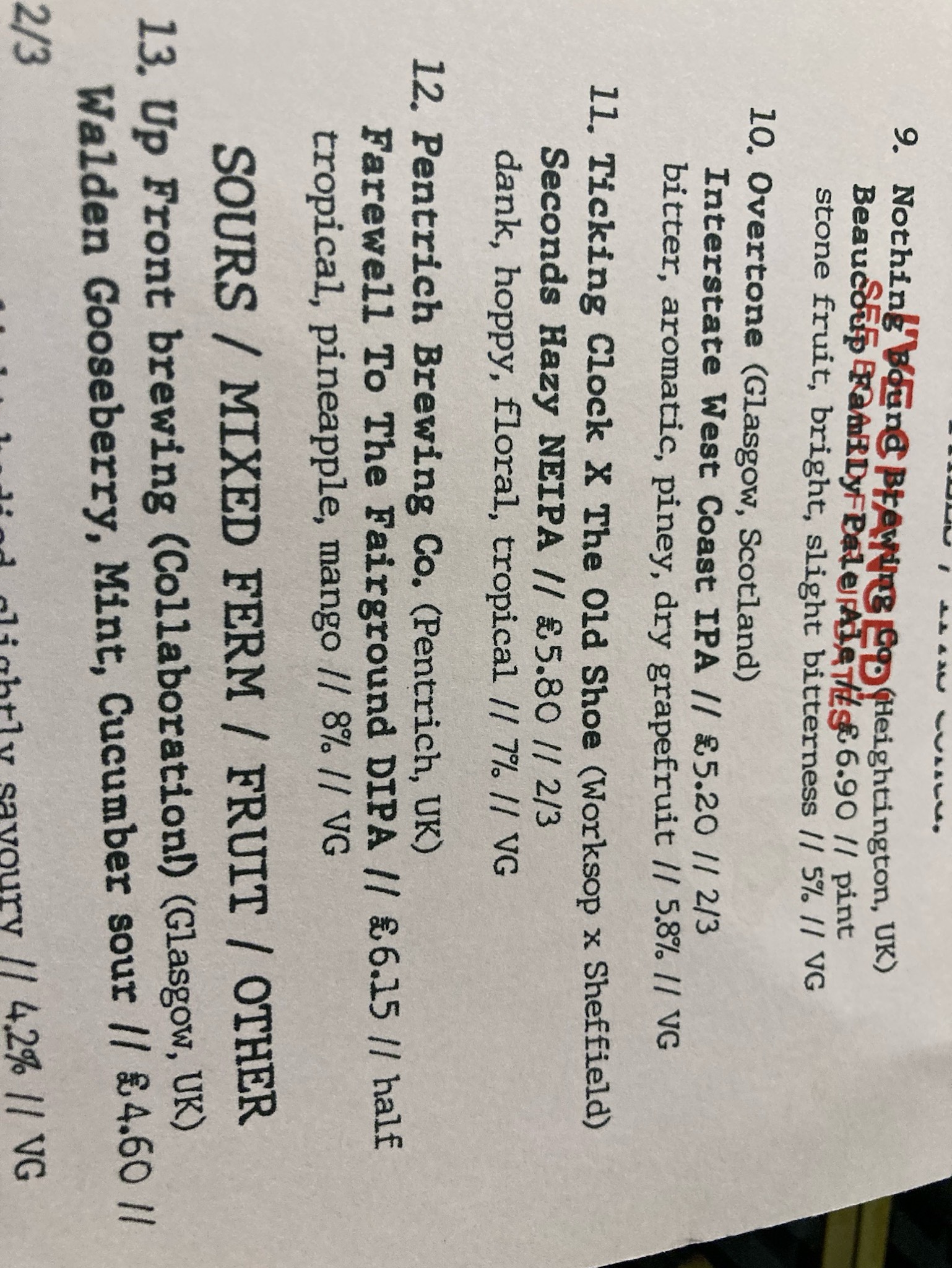 Seconds hazy, Ticking clock brewing company